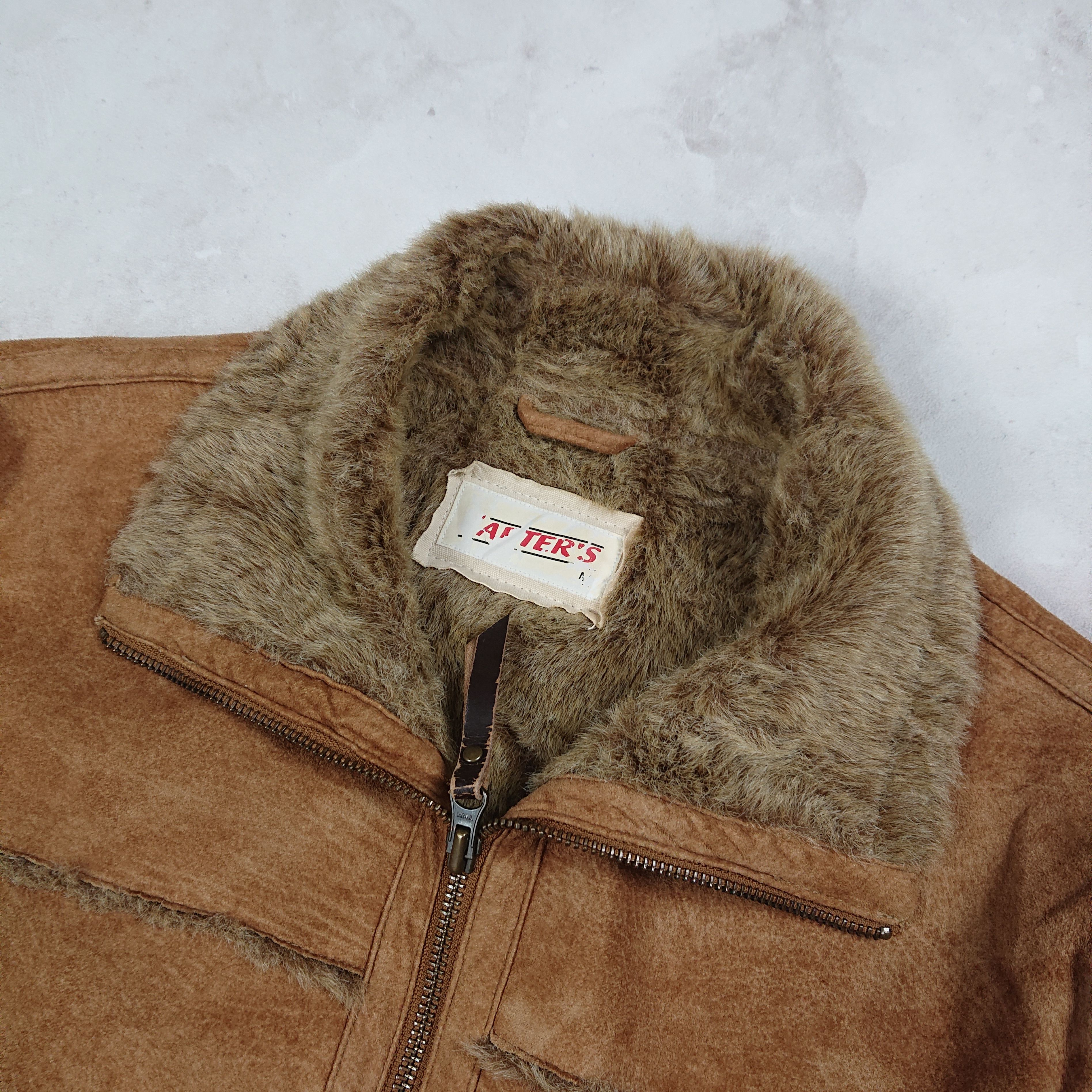 Vintage Vintage Carters Brown Fur Jacket Size US L / EU 52-54 / 3 - 4 Thumbnail