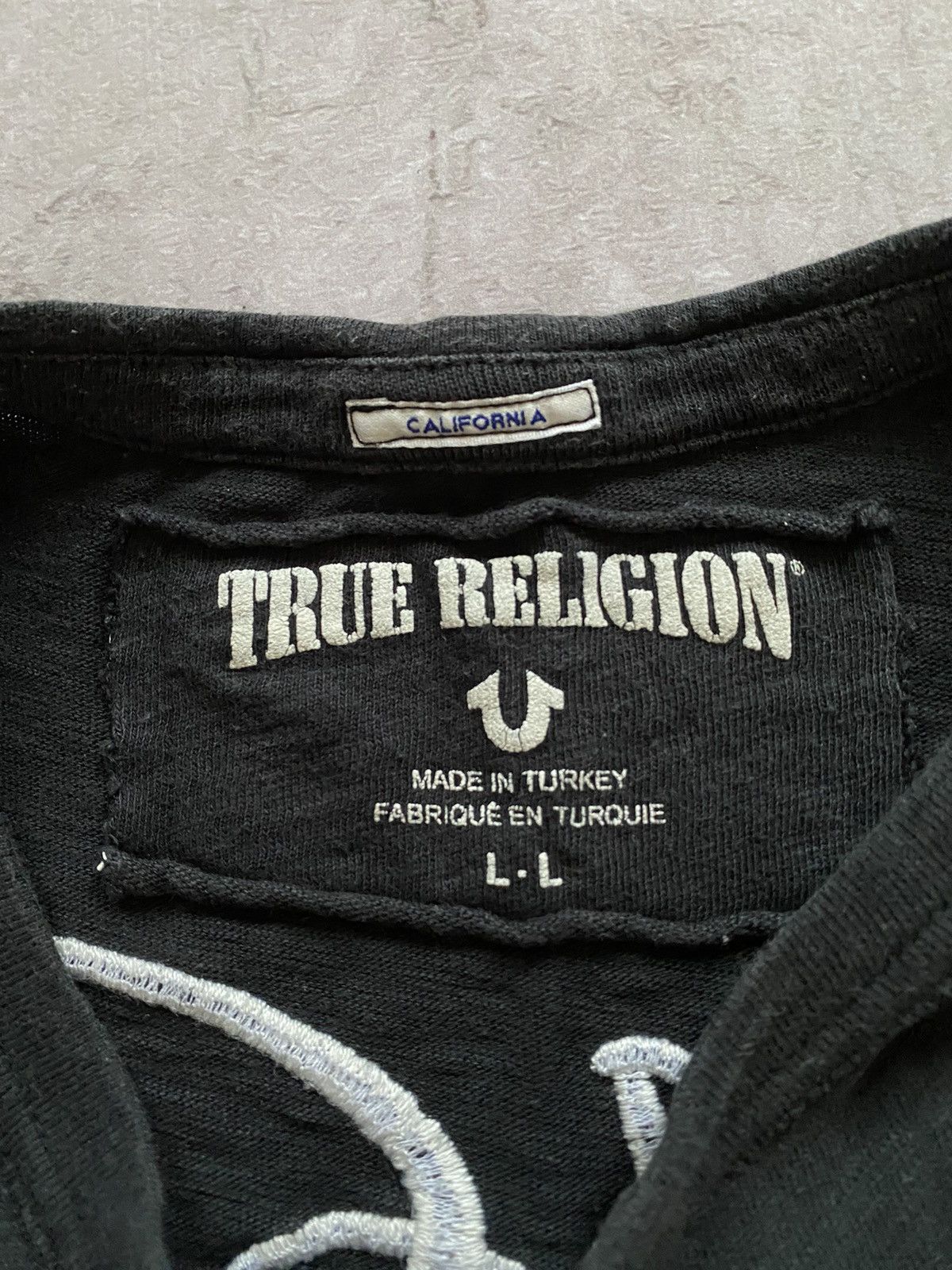 True Religion × Vintage Rare True Religion Big City of Angeles Los Angeles T Shirt Size US L / EU 52-54 / 3 - 16 Thumbnail