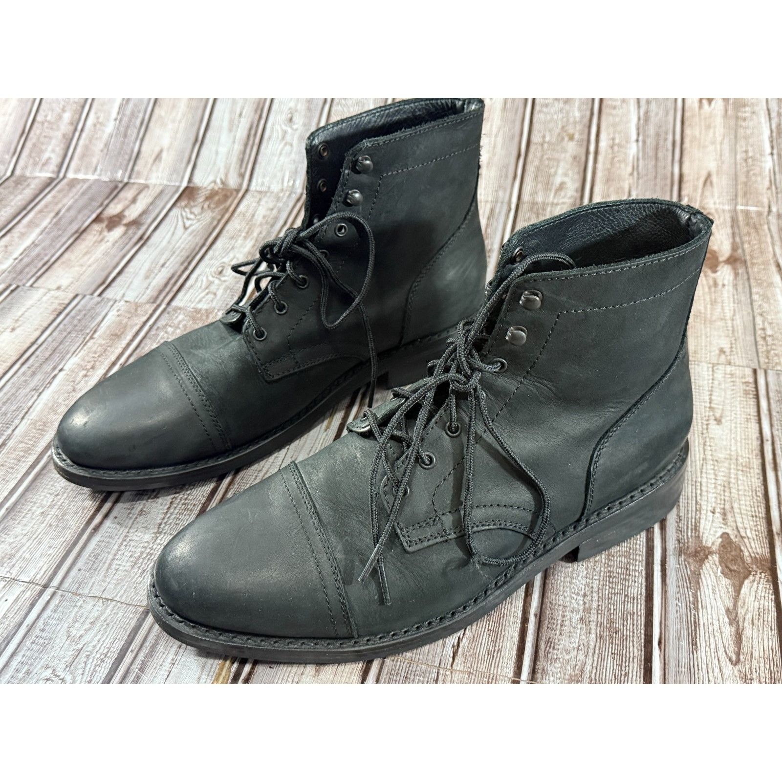Thursday Boot Company Thursday Captain Rugged & Resilient Boot Size 12.5 color Bla Size US 12.5 / EU 45-46 - 1 Thumbnail