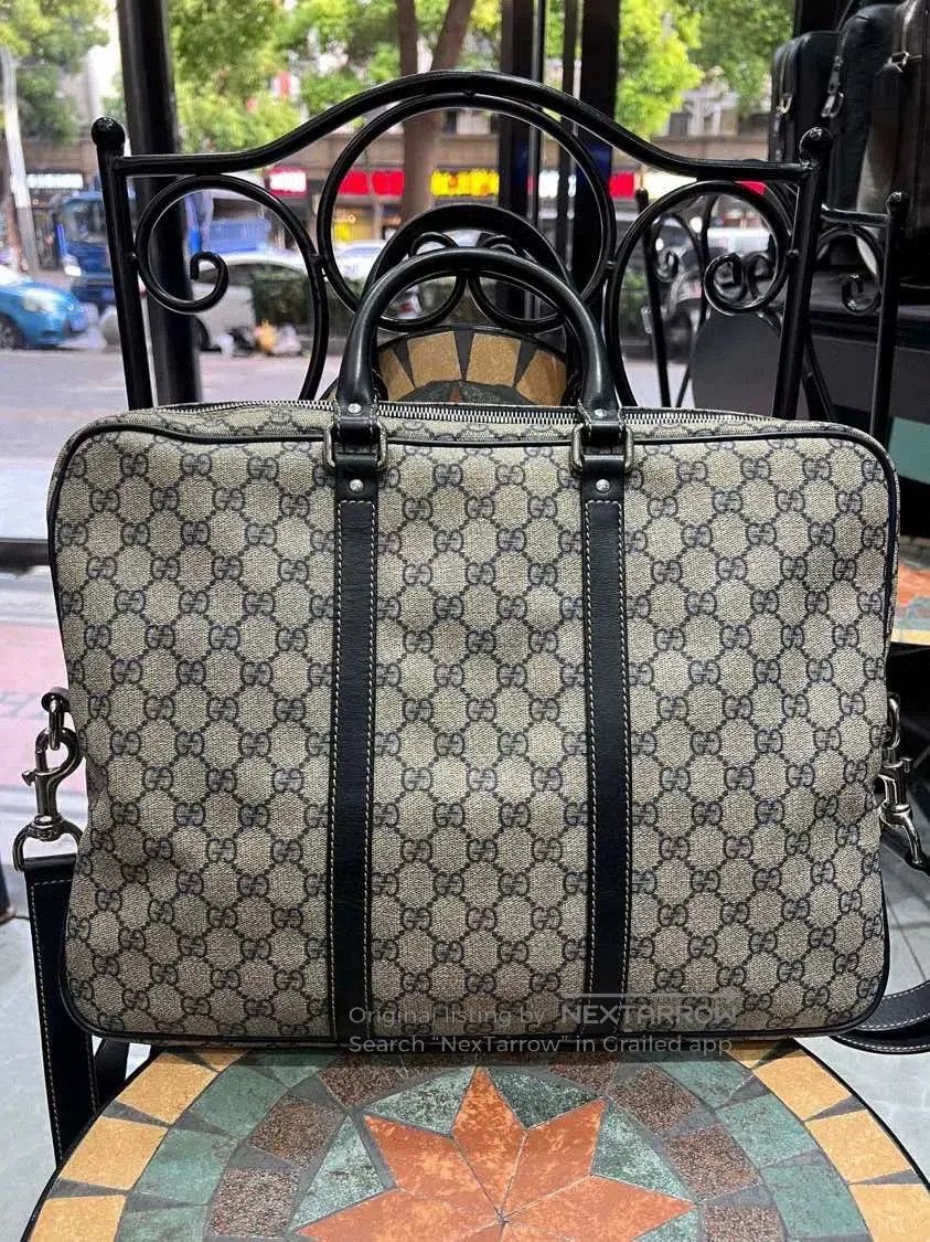 Gucci Gucci Classic GG Monogram Briefcase Crossbody. Size ONE SIZE - 3 Thumbnail