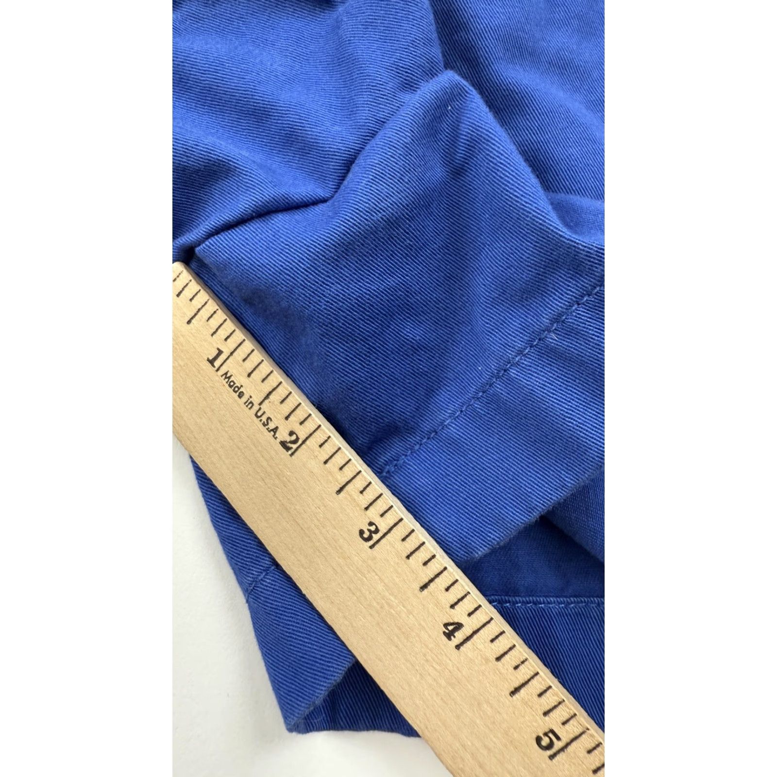 J.Crew J.Crew Chino Shorts Womens 6 Blue Classic Cotton Casual Flat Front Summer Size 28" / US 6 / IT 42 - 5 Thumbnail