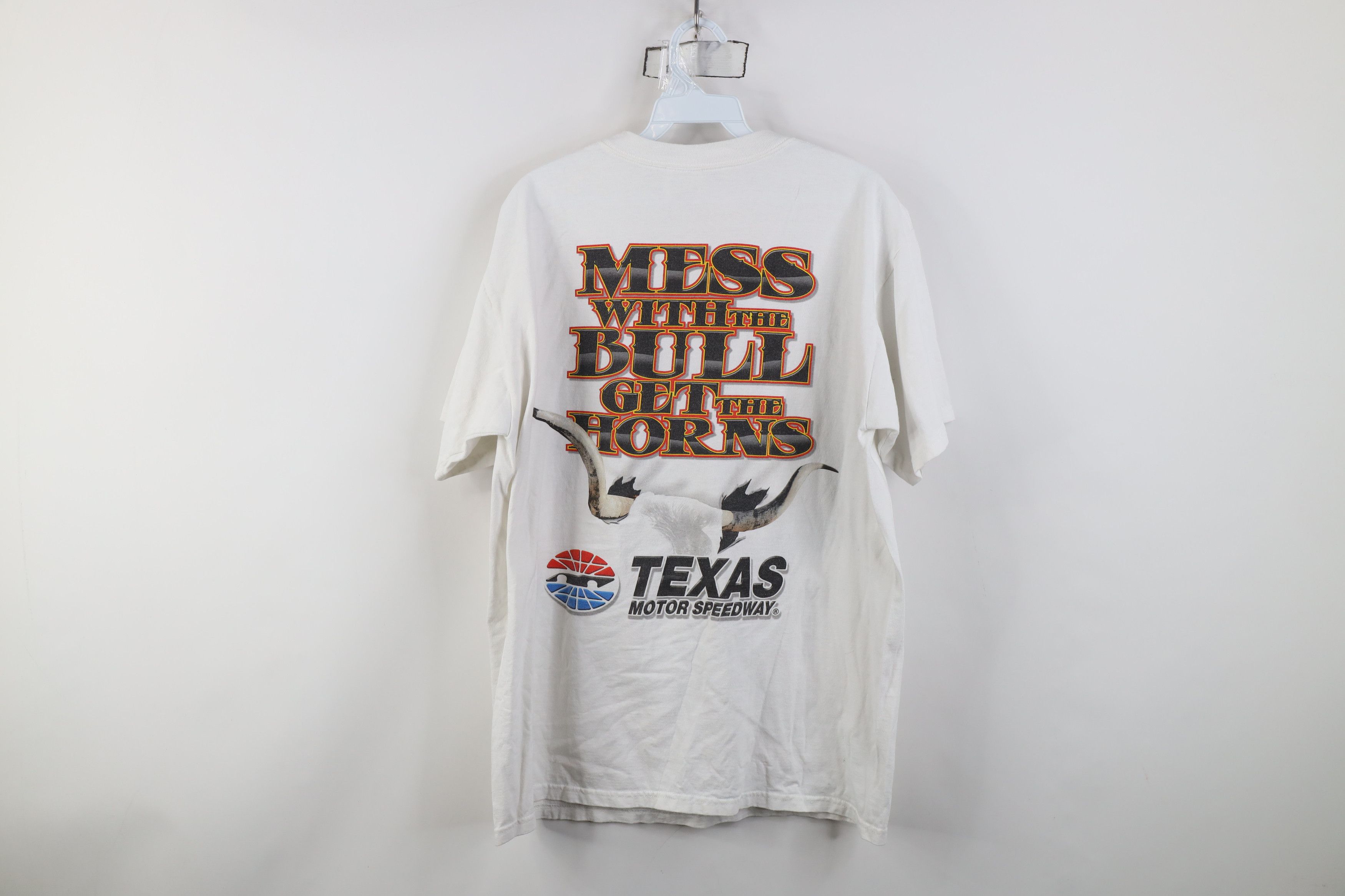 Vintage Vintage NASCAR All Over Print Texas Motor Speedway T-Shirt Size US L / EU 52-54 / 3 - 8 Thumbnail
