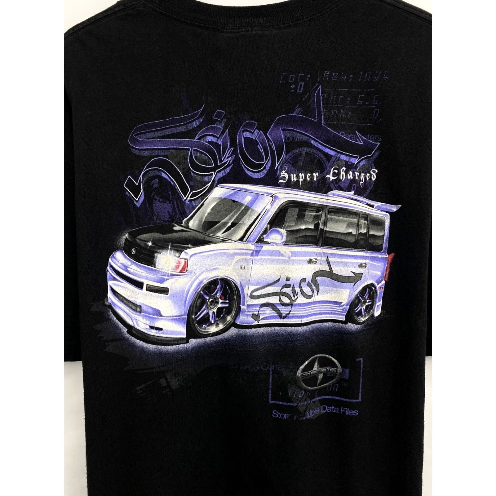 Vintage VINTAGE Toyota Scion Retro Sport Car T-shirt XXL Black Men Shirt Size US XXL / EU 58 / 5 - 4 Thumbnail