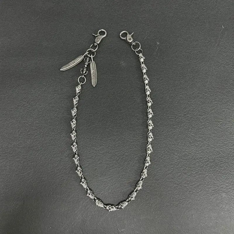 Jewelry Punk Waist Pants Chain Wallet Chain Skull Keychain Size ONE SIZE - 1 Thumbnail