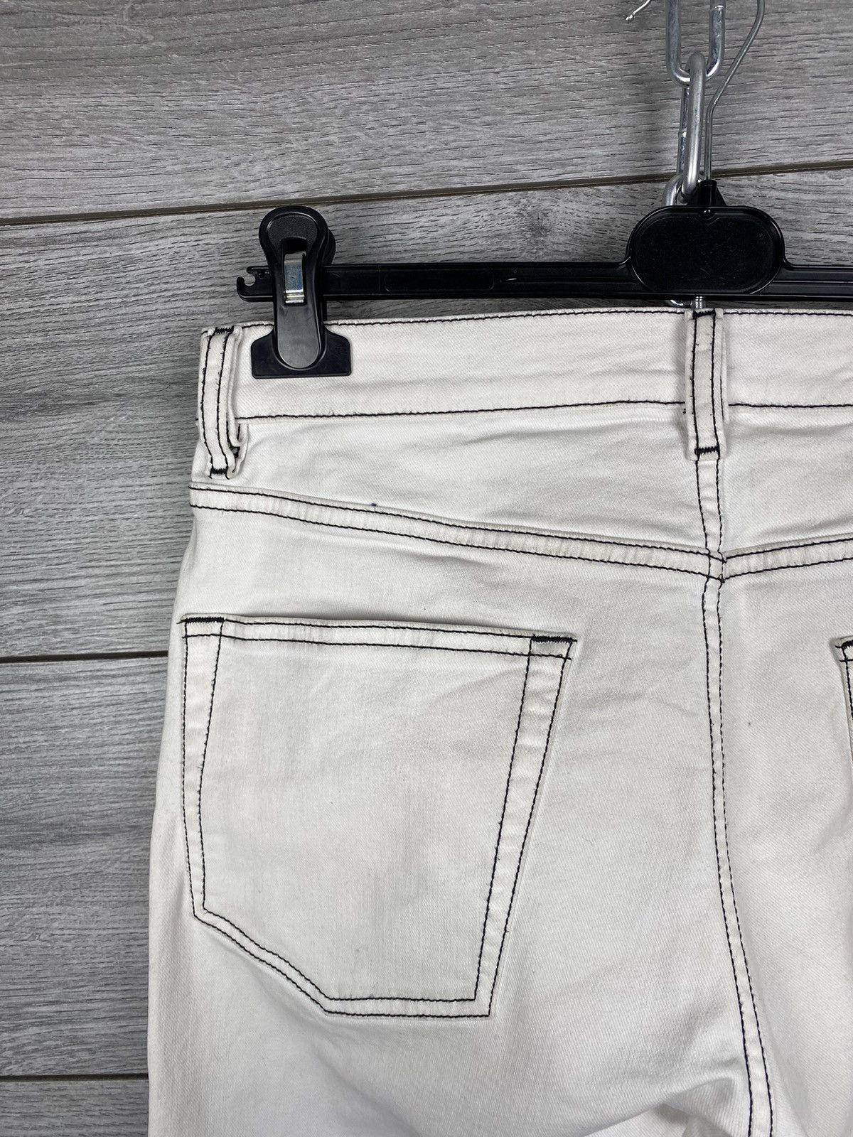 Diesel Diesel Archive Style White Printed Jeans Size US 31 - 9 Thumbnail