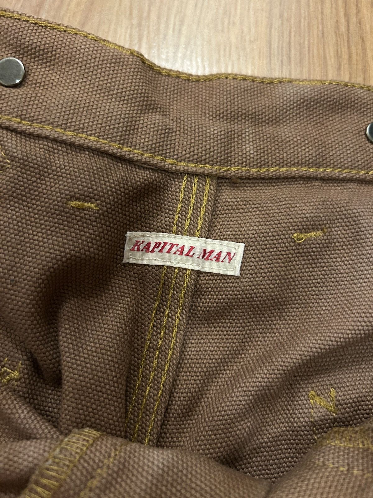 Kapital Kapital distressed canvas lumber pant Size US 31 - 6 Thumbnail