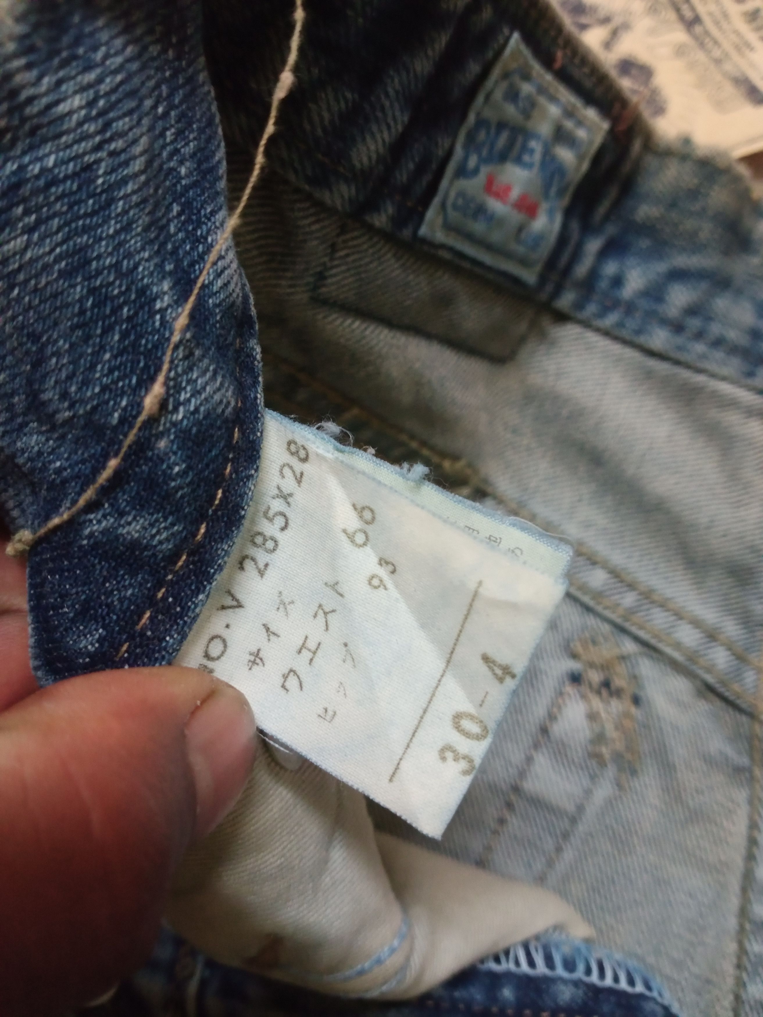 If Six Was Nine × Japanese Brand × Vintage Rare Vintage BlueWay Distressed Denim Pants Size 28" / US 6 / IT 42 - 19 Thumbnail