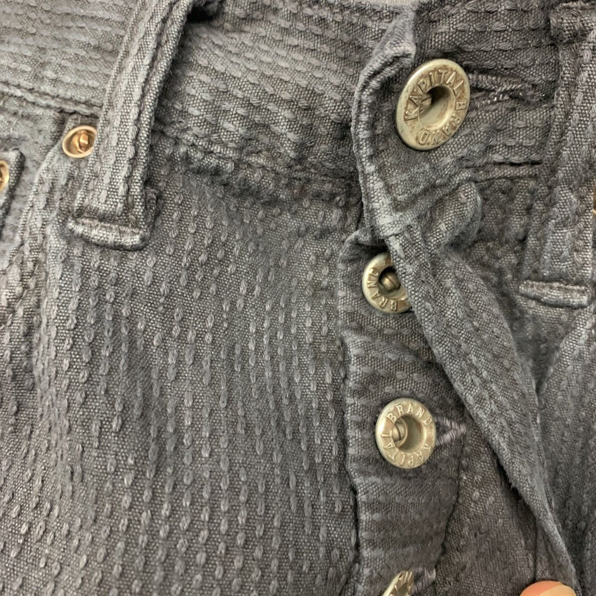 Kapital Kapital Denim Buckle Back Corduroy Pants Japan Boro Waist 28 Size US 28 / EU 44 - 16 Thumbnail