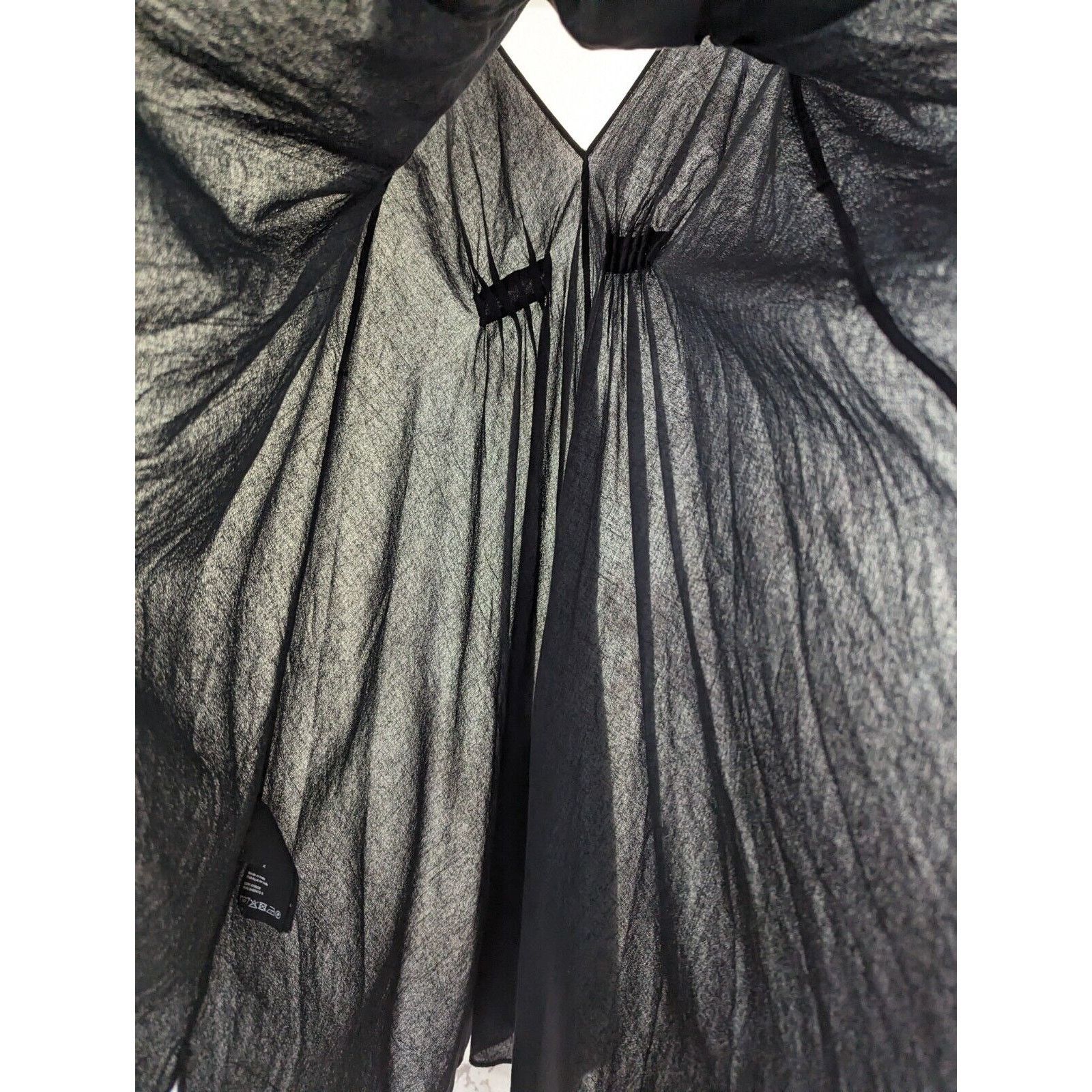 & Other Stories & Other Stories Dress Womens 2 XS Black Crepe Flowy Size XS / US 0-2 / IT 36-38 - 11 Thumbnail