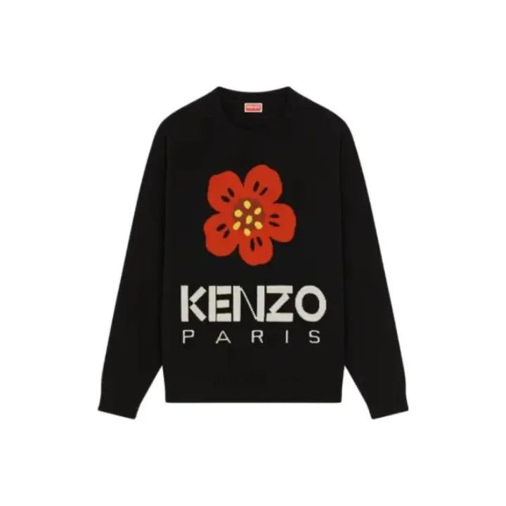 Kenzo KENZO Boke Flower Long Sleeve Jumper for Men 0079 Size US XXL / EU 58 / 5 - 1 Thumbnail