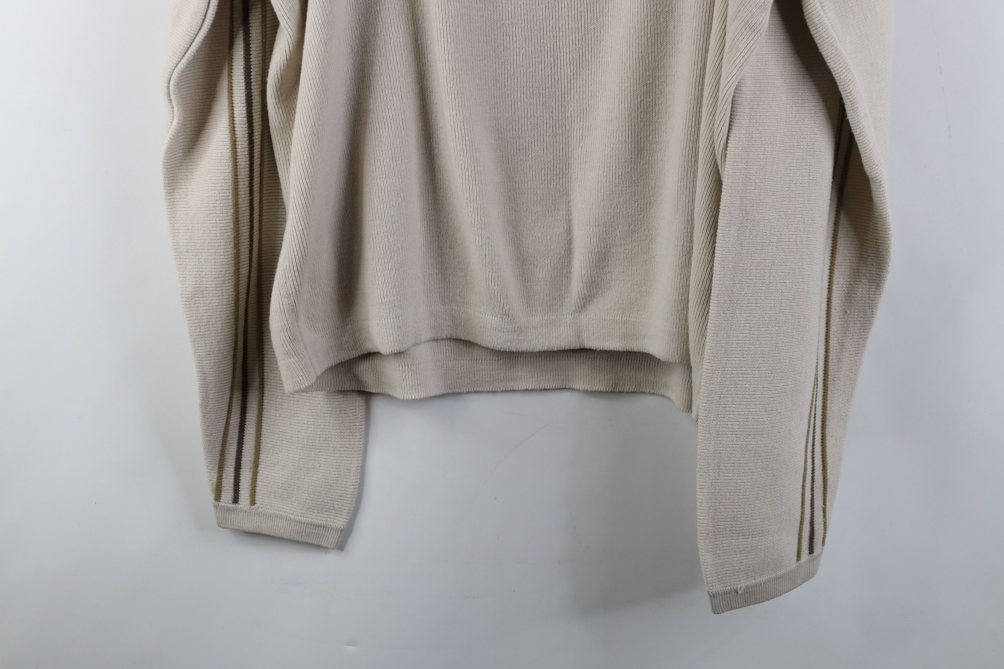Vintage Vintage 90s Y2K Streetwear Knit Lightweight Sweater Beige Size US L / EU 52-54 / 3 - 11 Thumbnail