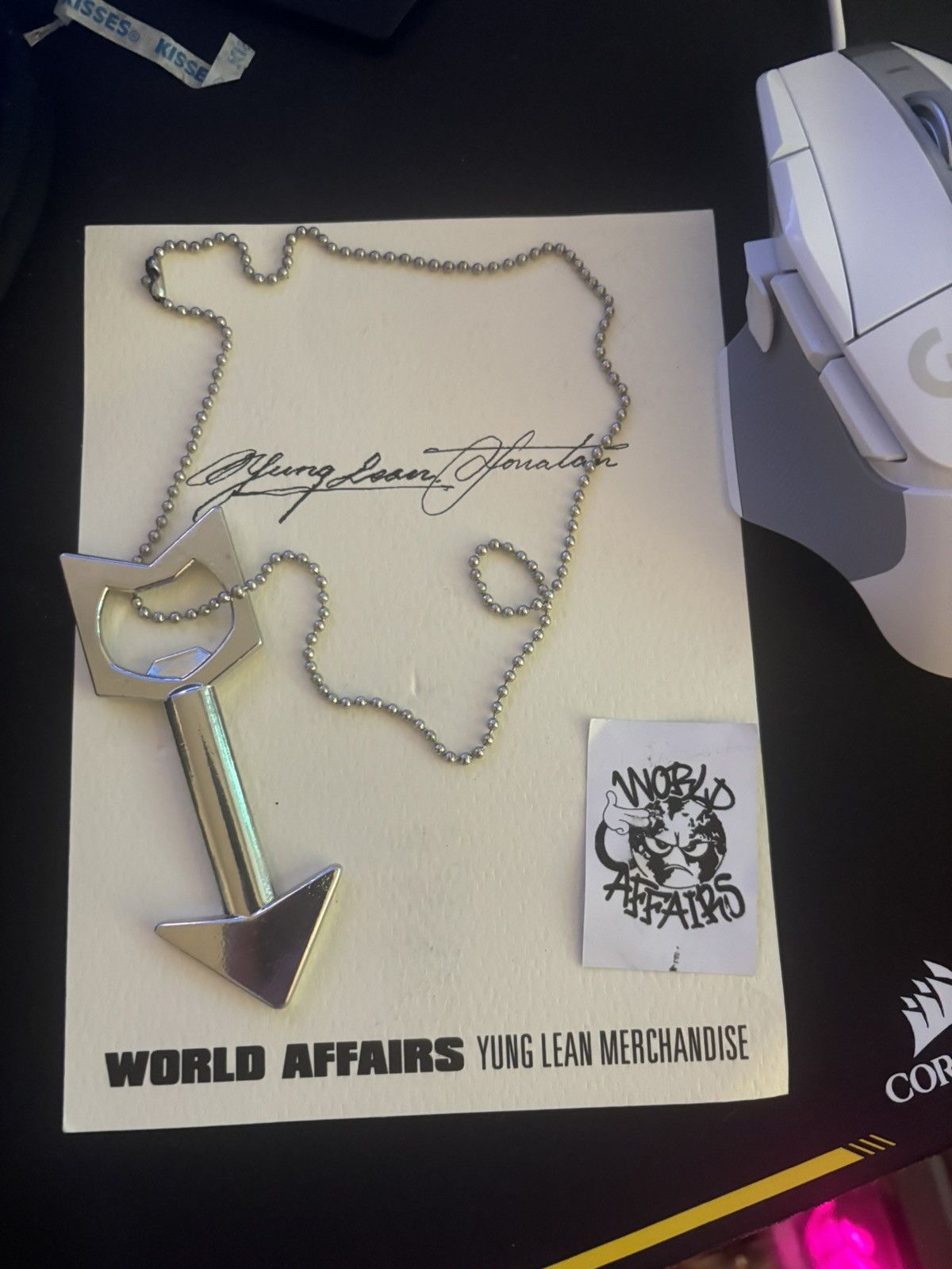 Drain Gang Yung lean bottle opener necklace, picture holder broke Size ONE SIZE - 3 Thumbnail