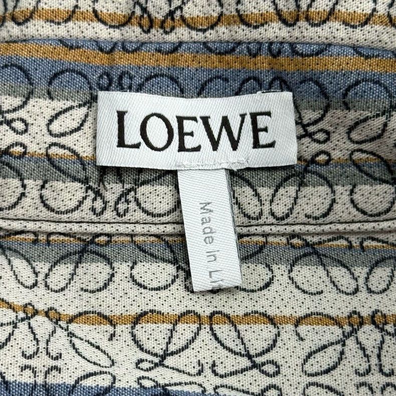 Loewe LOEWE National style vertical stripes full print shirt jac Size XS / US 0-2 / IT 36-38 - 5 Thumbnail