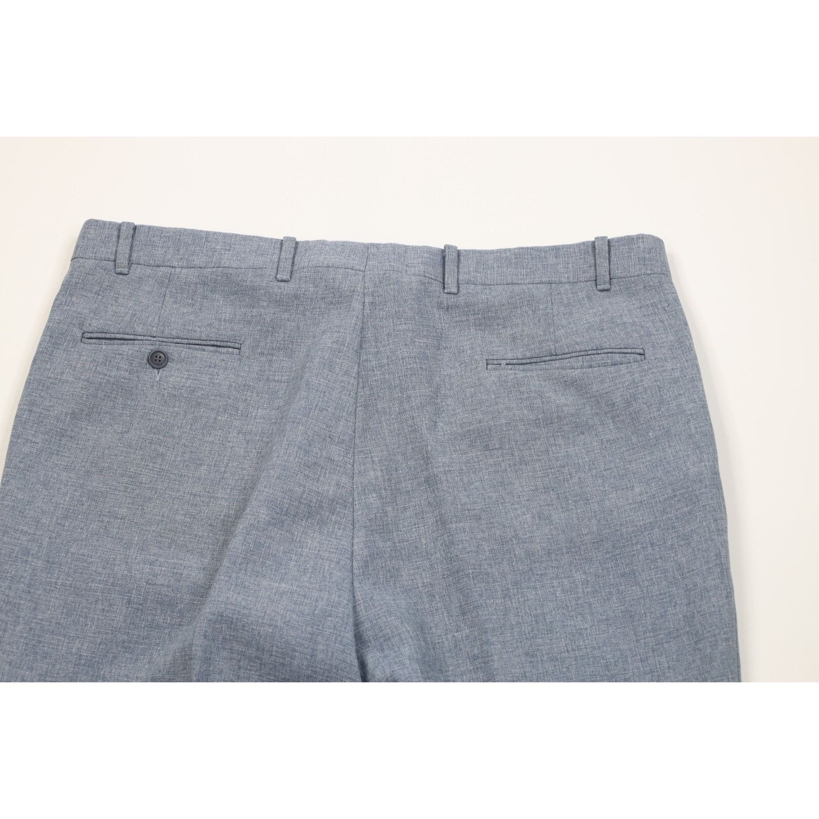Vintage Vintage 70s Streetwear 2 Piece Chambray Knit Suit Size 44S - 22 Thumbnail
