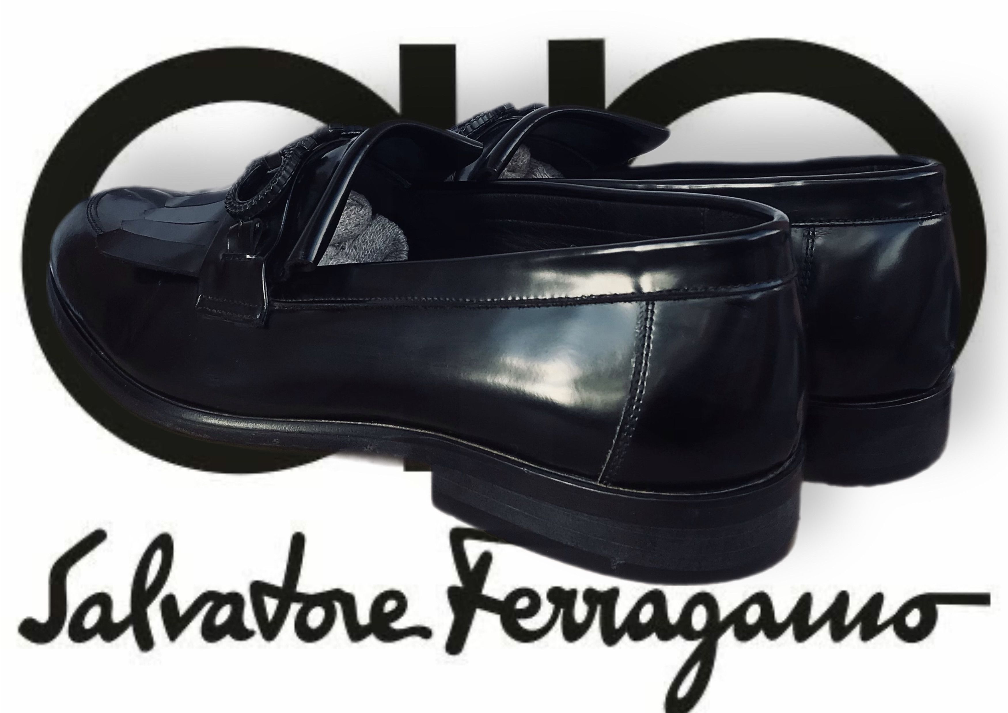 Salvatore Ferragamo Salvatore Ferragamo Gancini Loafers Tassel Men's Slip On Size US 9 / EU 42 - 3 Thumbnail