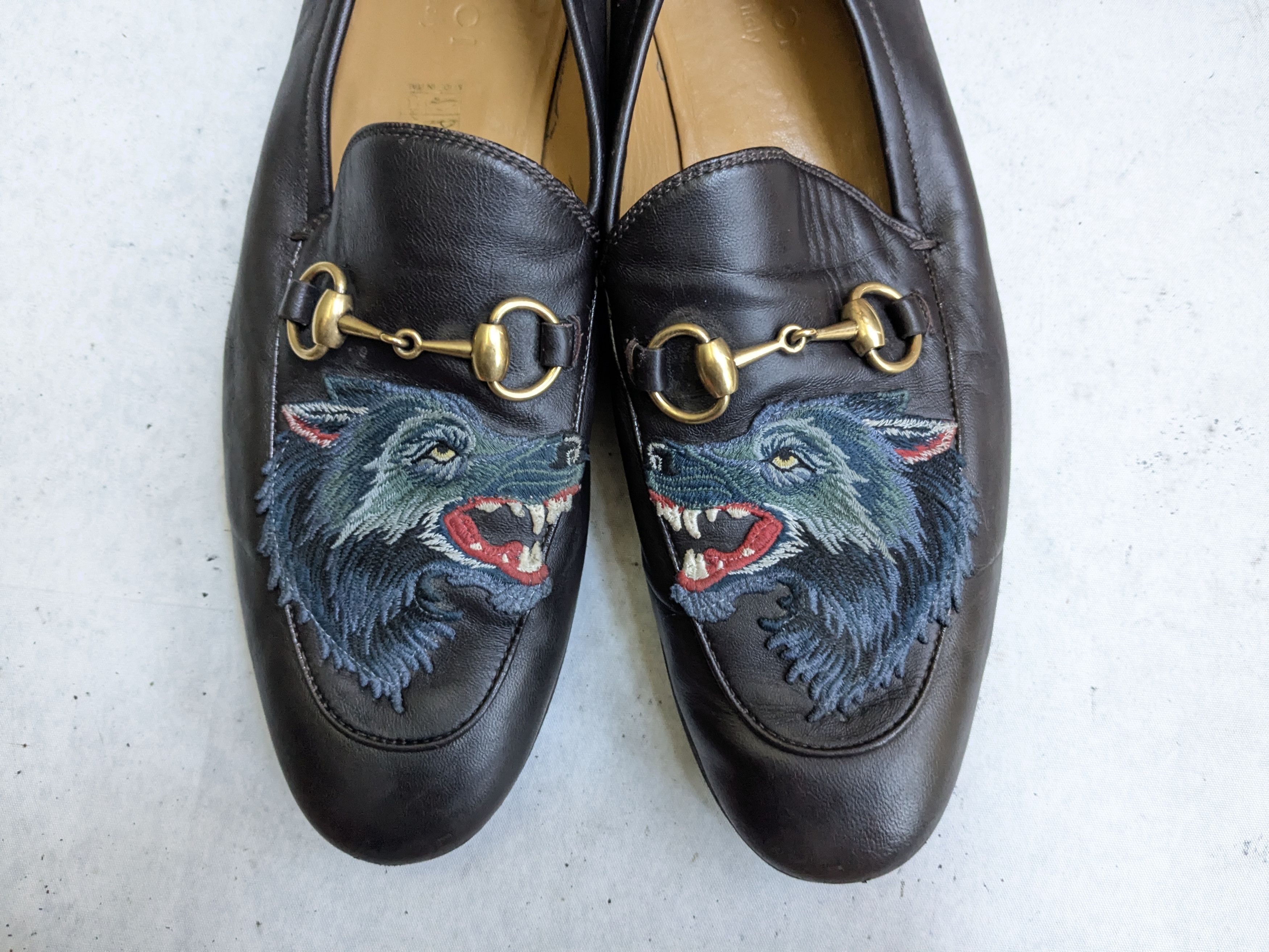 Gucci Gucci Horsebit Loafers Brown Leather 9.5 Wolf Size US 9.5 / EU 42-43 - 5 Thumbnail