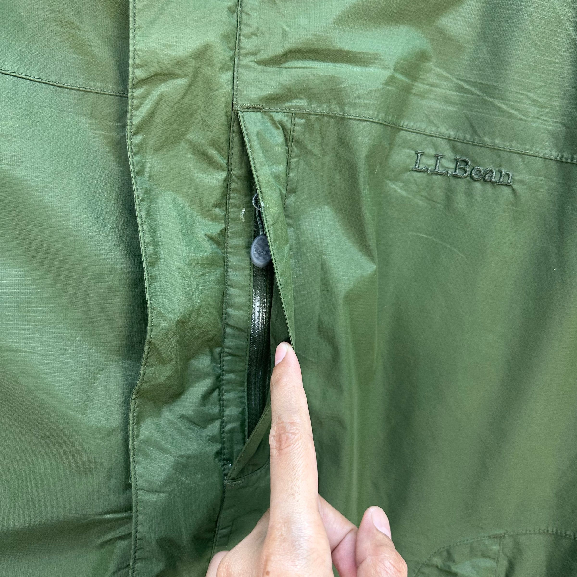 L.L. Bean LL BEAN GORETEX GREEN JACKET #7471-148 Size US L / EU 52-54 / 3 - 4 Thumbnail