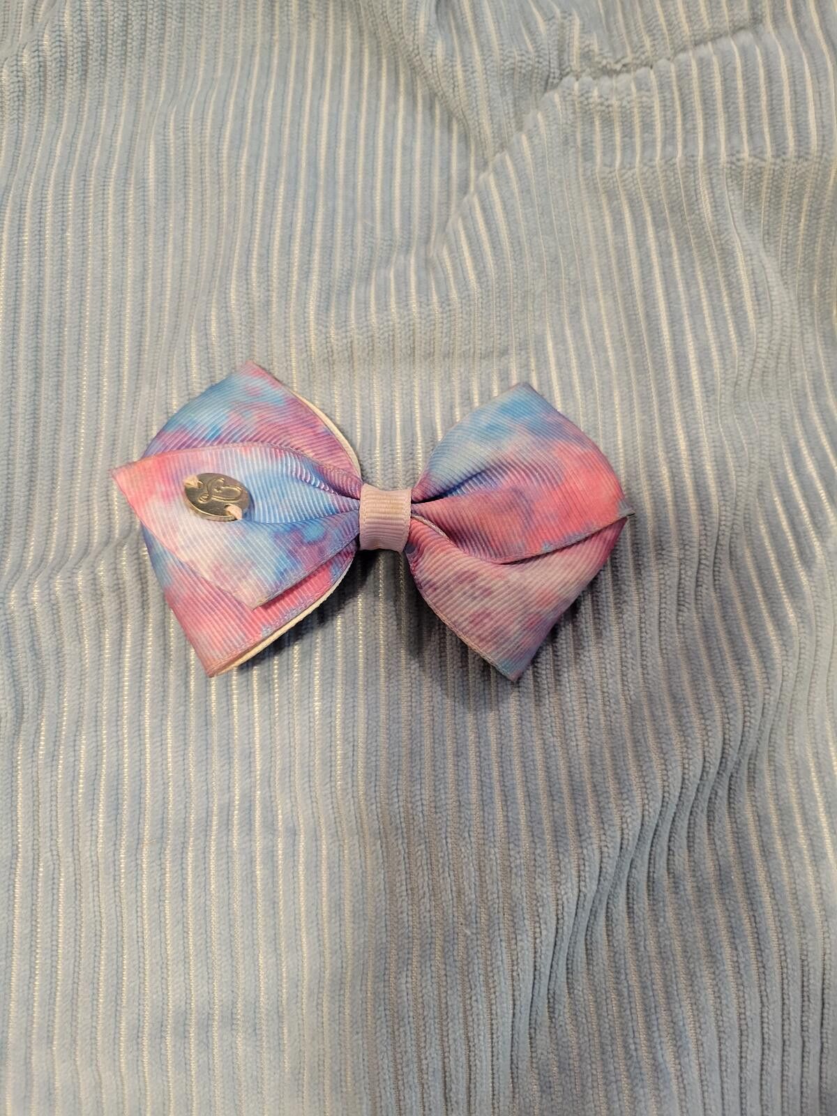 Genetic Manipulation Shinichiro Kuriya Tie-Dye Pattern Hair Bow Clip Size ONE SIZE - 1 Thumbnail