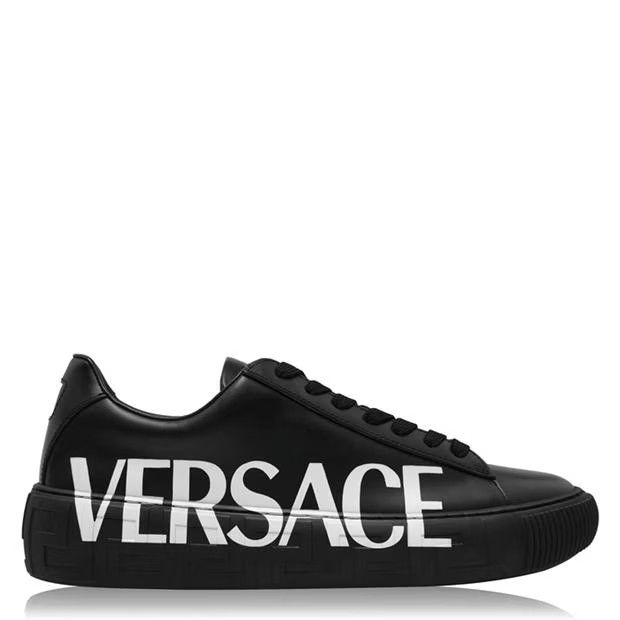Versace o1g2r1mq0824 Greca Logo Trainers in Black & White Size US 10 / EU 43 - 1 Thumbnail