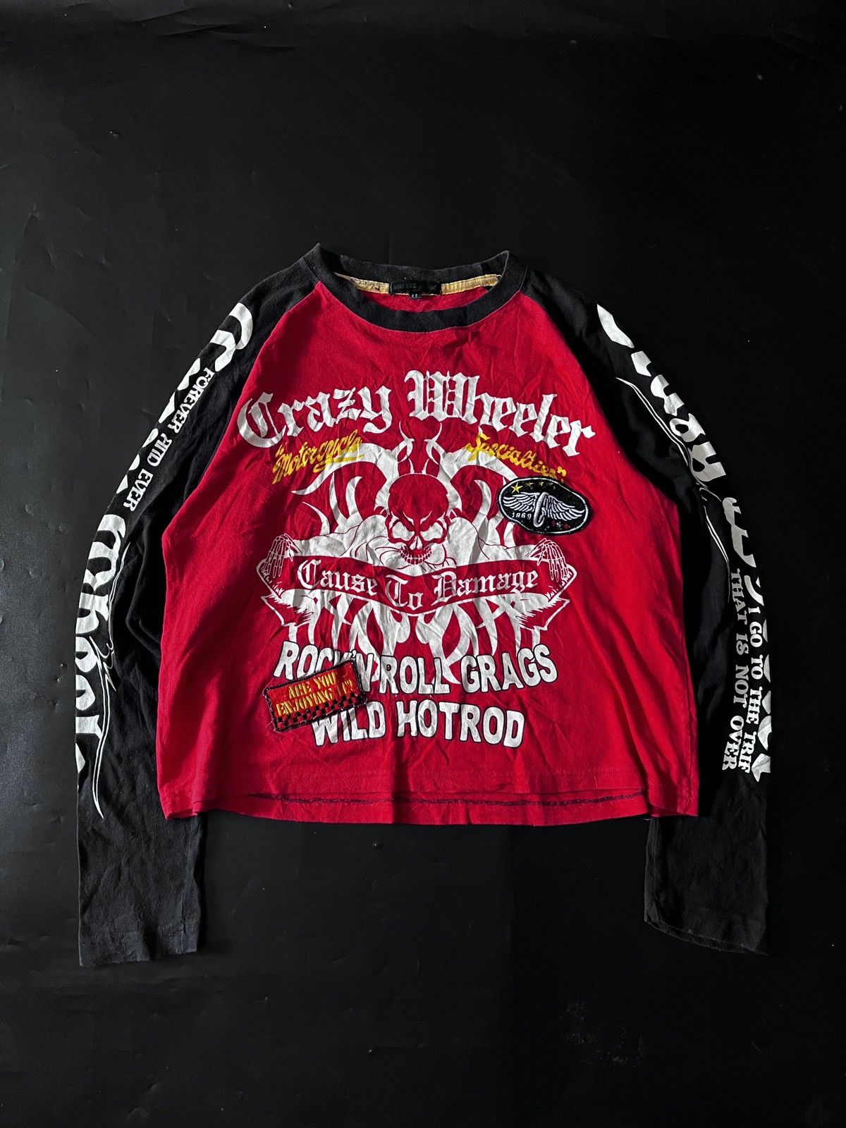Japanese Brand Japanese Crazy Wheeler Long sleeve Size US M / EU 48-50 / 2 - 4 Thumbnail