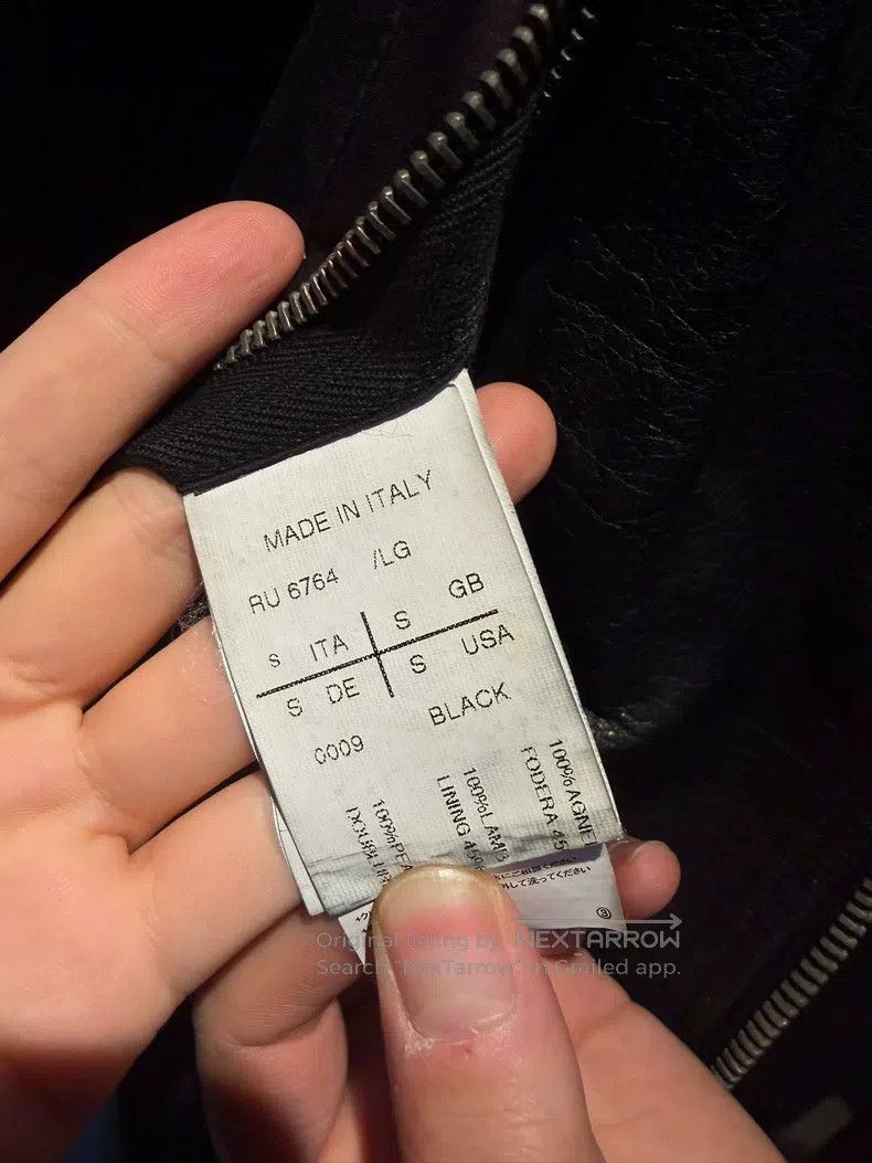 Rick Owens Rick Owens Leather Jacket Size US S / EU 44-46 / 1 - 5 Thumbnail