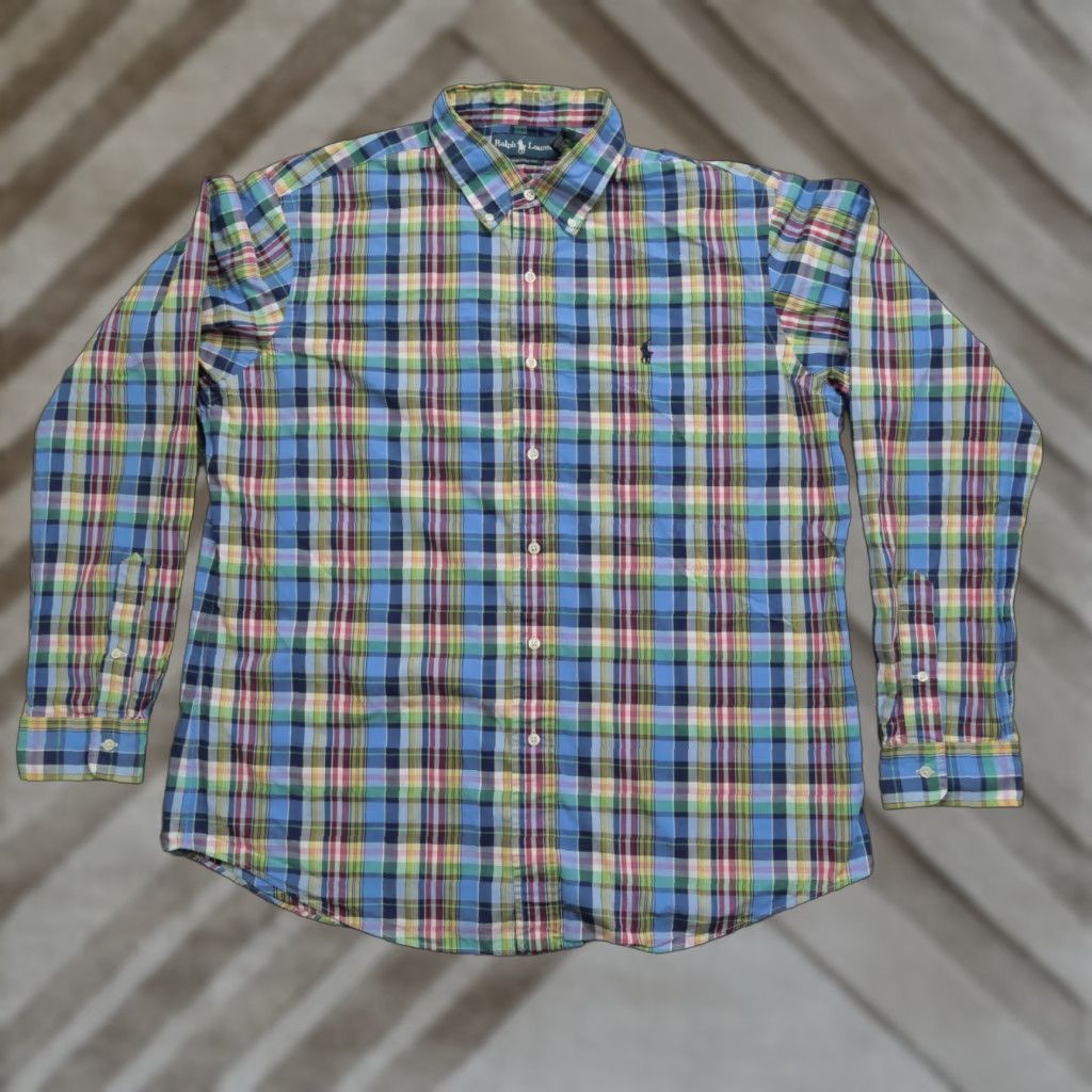 Ralph Lauren Ralph Lauren Shirt Mens XL Multicolor Plaid Button-Down Classic Fit Casual Size US XL / EU 56 / 4 - 1 Thumbnail