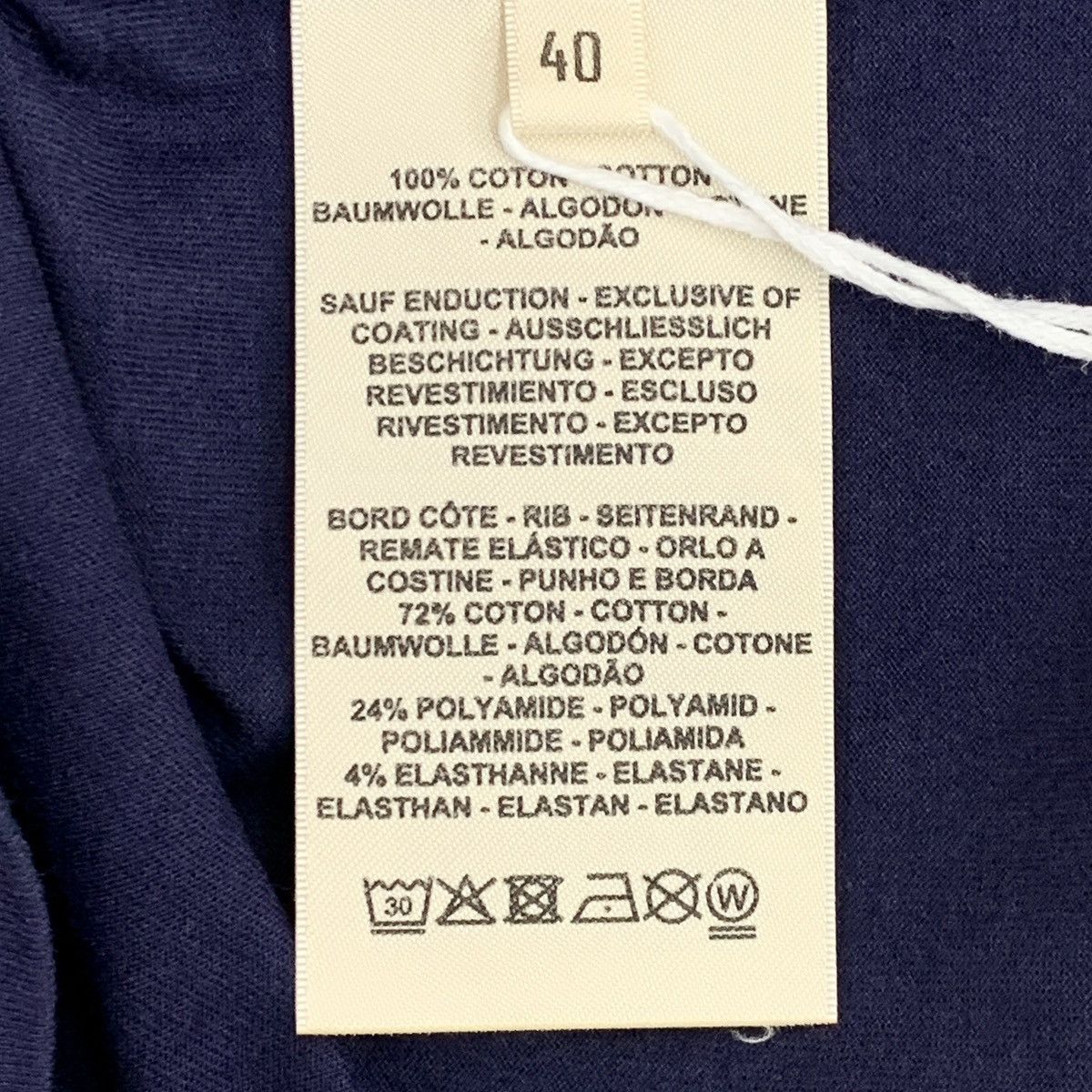 Hermes Hermès Style Dark Blue Lock Print Short Sleeve T-Shirt K26WX Size L / US 10 / IT 46 - 7 Thumbnail