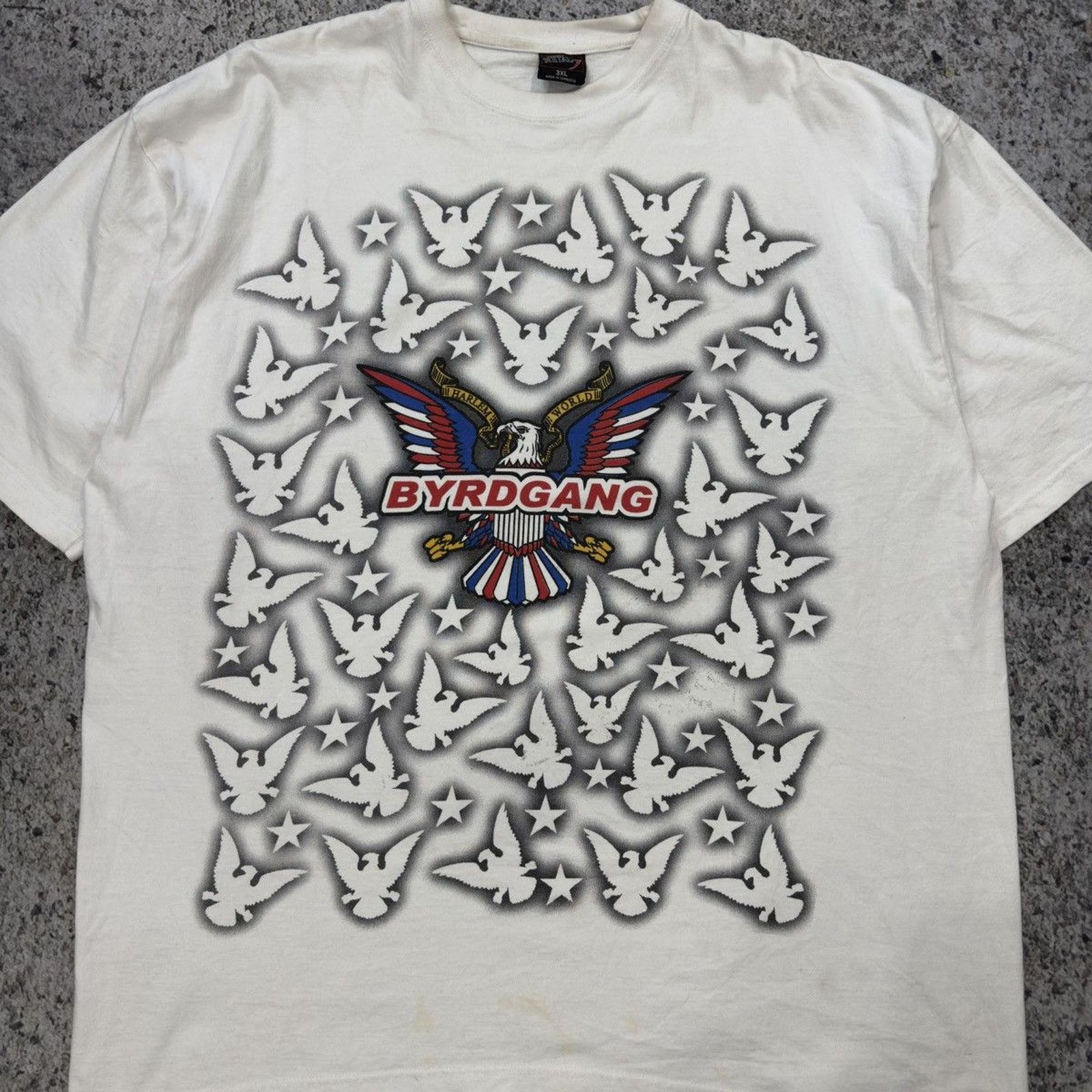 Rap Tees Thrashed Faded Diplomats Rap Tee ERD Grunge Chrome Size US XXL / EU 58 / 5 - 9 Thumbnail