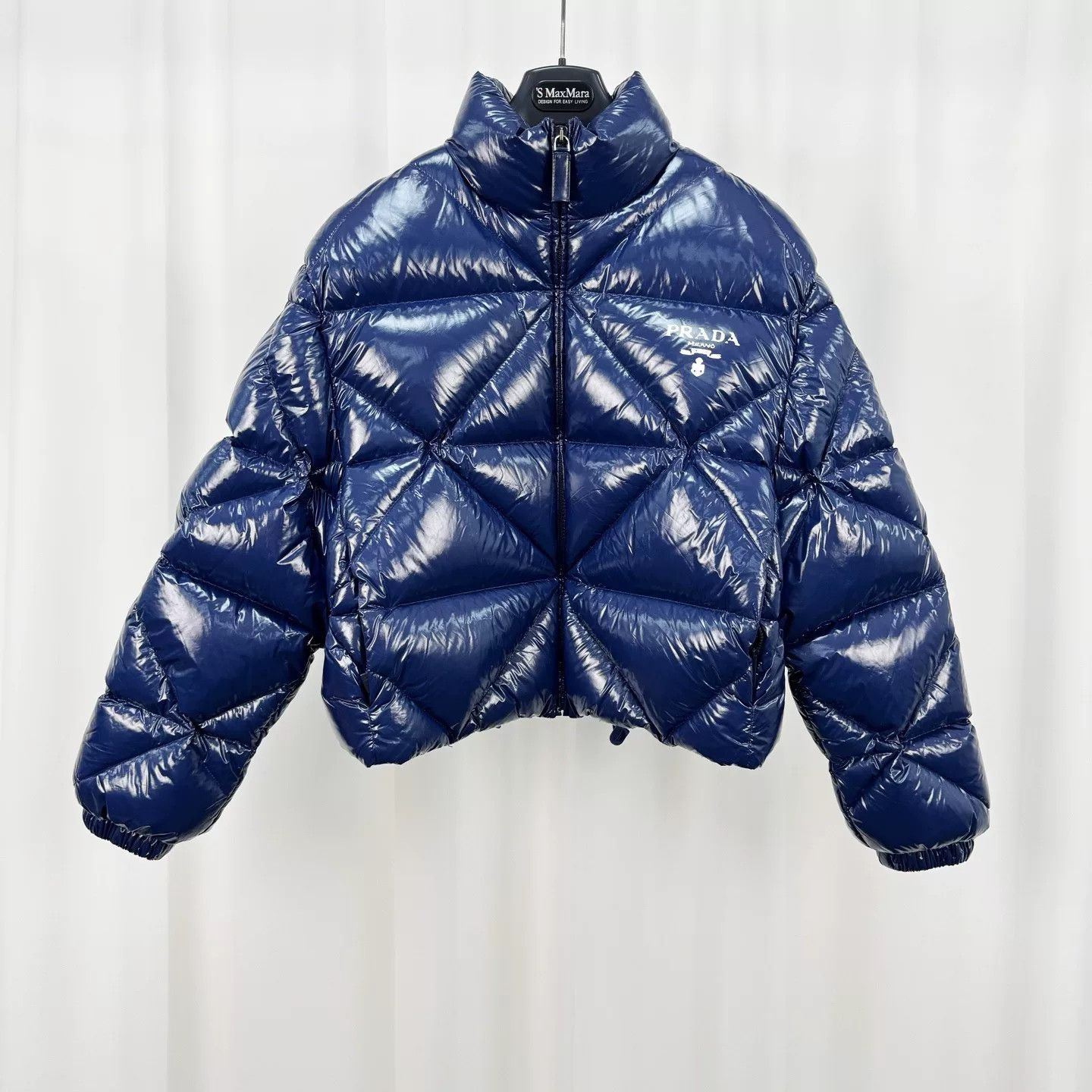 Prada Prada Shiny Quilted Logo Print Down Jacket Size XS / US 0-2 / IT 36-38 - 1 Thumbnail