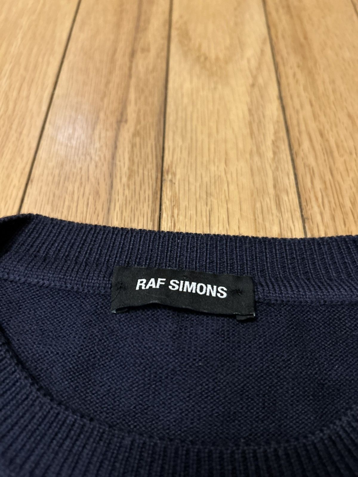 Raf Simons Raf Simons AW15 Wool College Knit Sweater Size US S / EU 44-46 / 1 - 4 Thumbnail