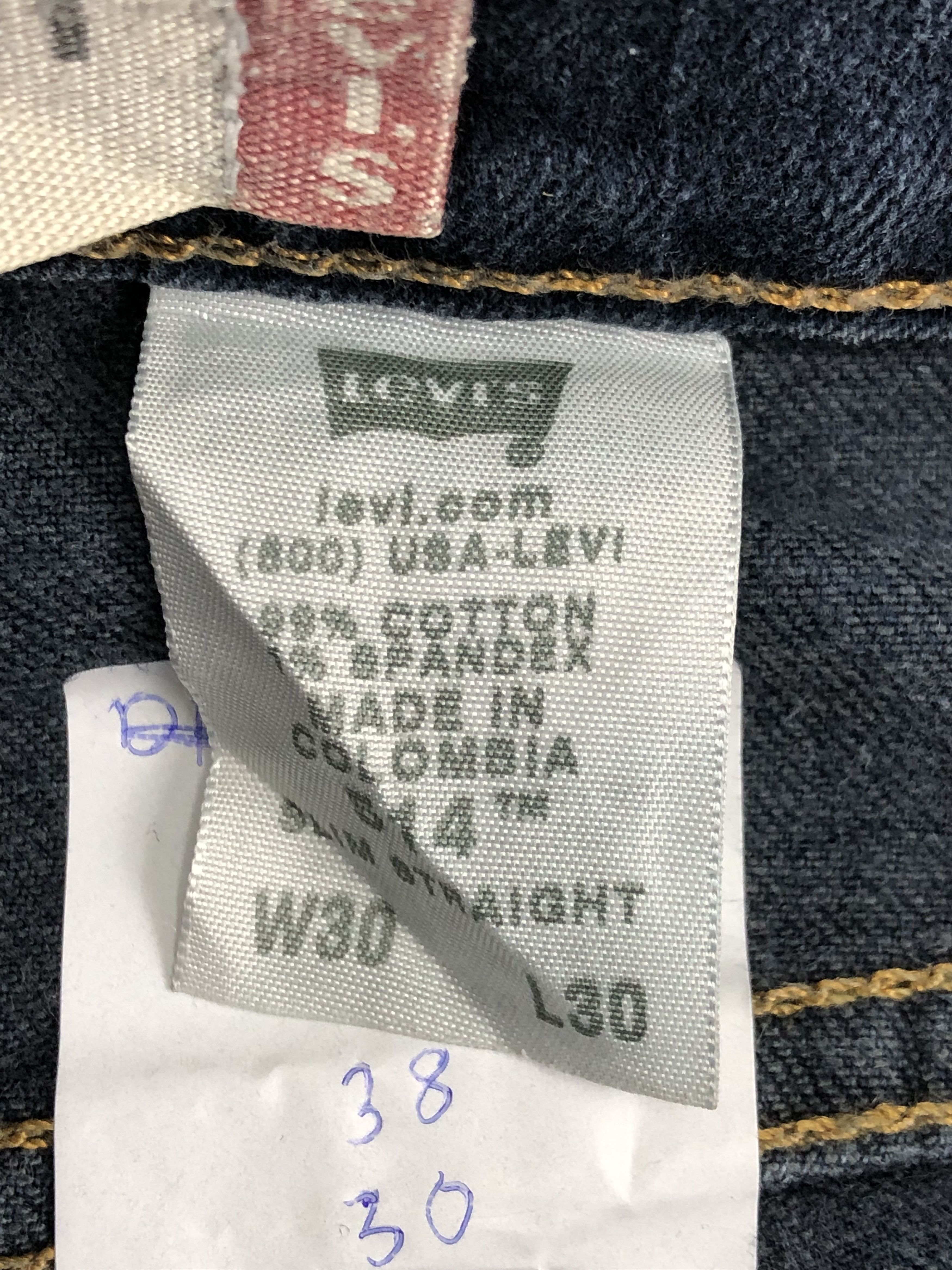 Levi's Vintage Levis 514 Blue Denim Jeans DPP0250 Size US 31 - 7 Thumbnail
