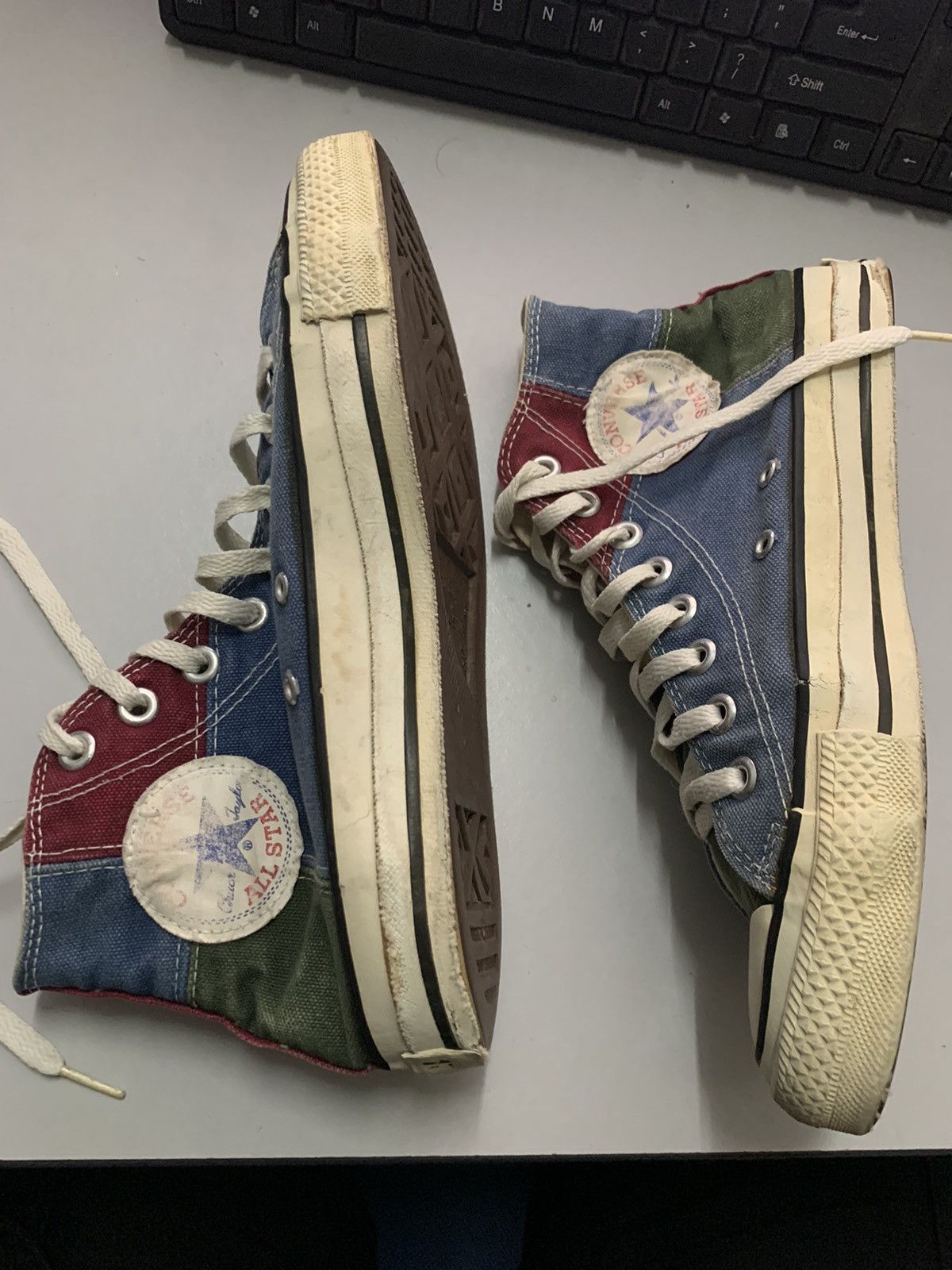 Converse × Vintage Converse made in usa highcut 1990 Size US 6.5 / EU 39-40 - 6 Thumbnail