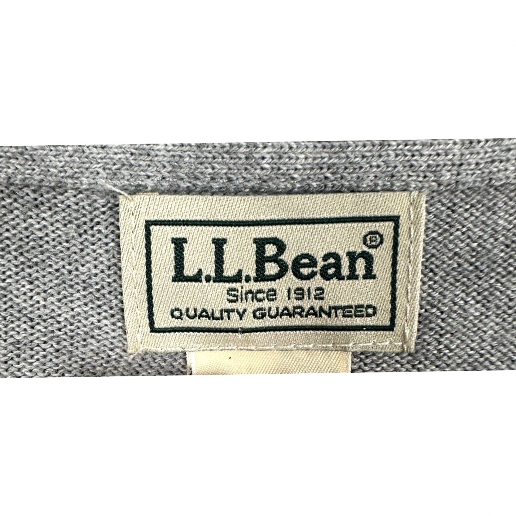Vintage L.L. Bean Cotton Cashmere Blend Sweater V-Neck Mens XLT Tall Gray Long Sleeve Size US XL / EU 56 / 4 - 4 Thumbnail