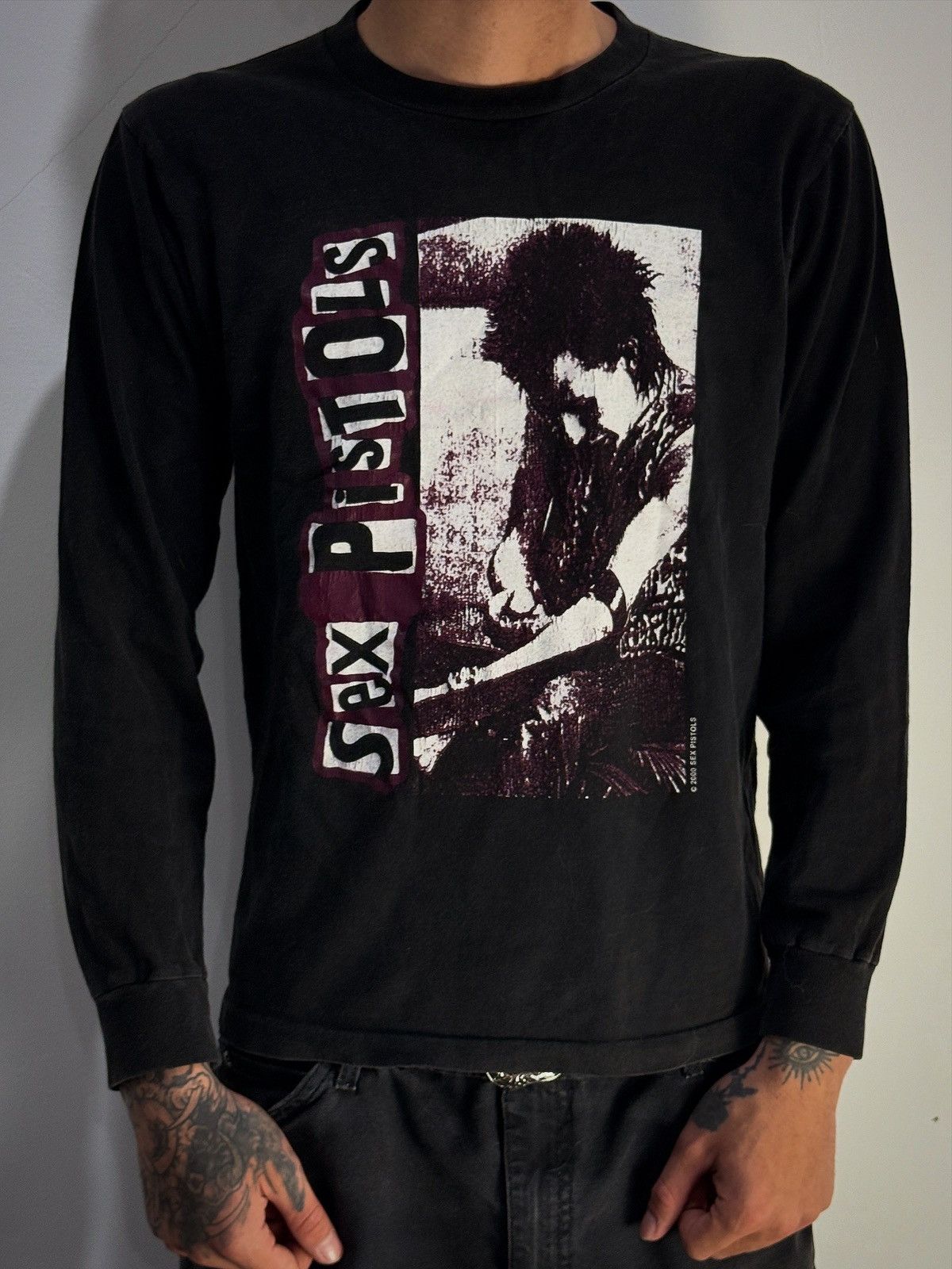 Band Tees Vintage 2000’ Sex Pistols Sid Vicious Long Sleeve T-shirt Size US S / EU 44-46 / 1 - 1 Thumbnail