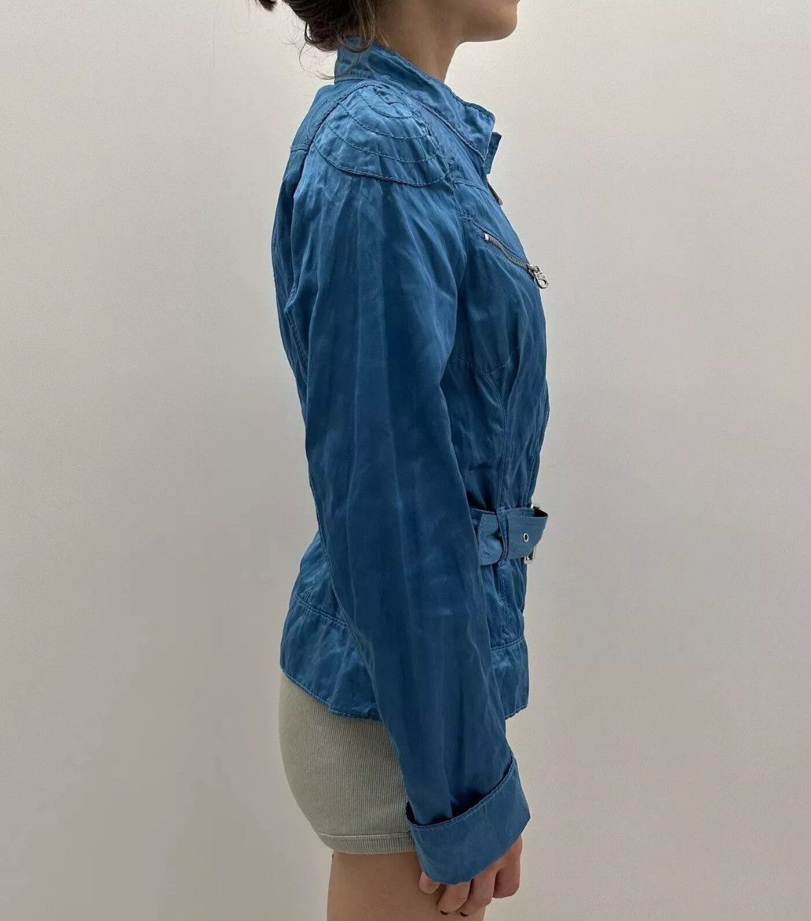 Miss Sixty × Vintage Vintage 2000s Miss Sixty Y2K Jacket Polyester Metall Size M / US 6-8 / IT 42-44 - 7 Thumbnail