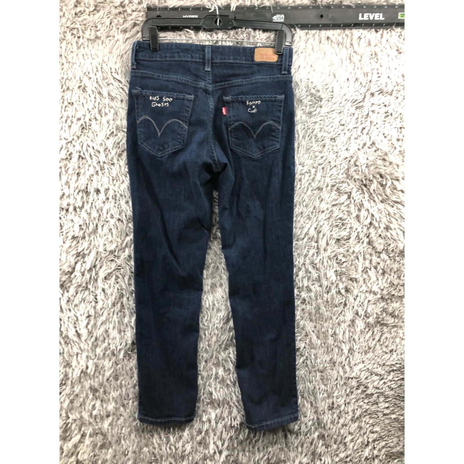 Levi's Levi's Jeans Skinny Womens Size 8 Dark Wash Blue Mid Rise 5-Pocket Denim Size 30" / US 8 / IT 44 - 6 Thumbnail