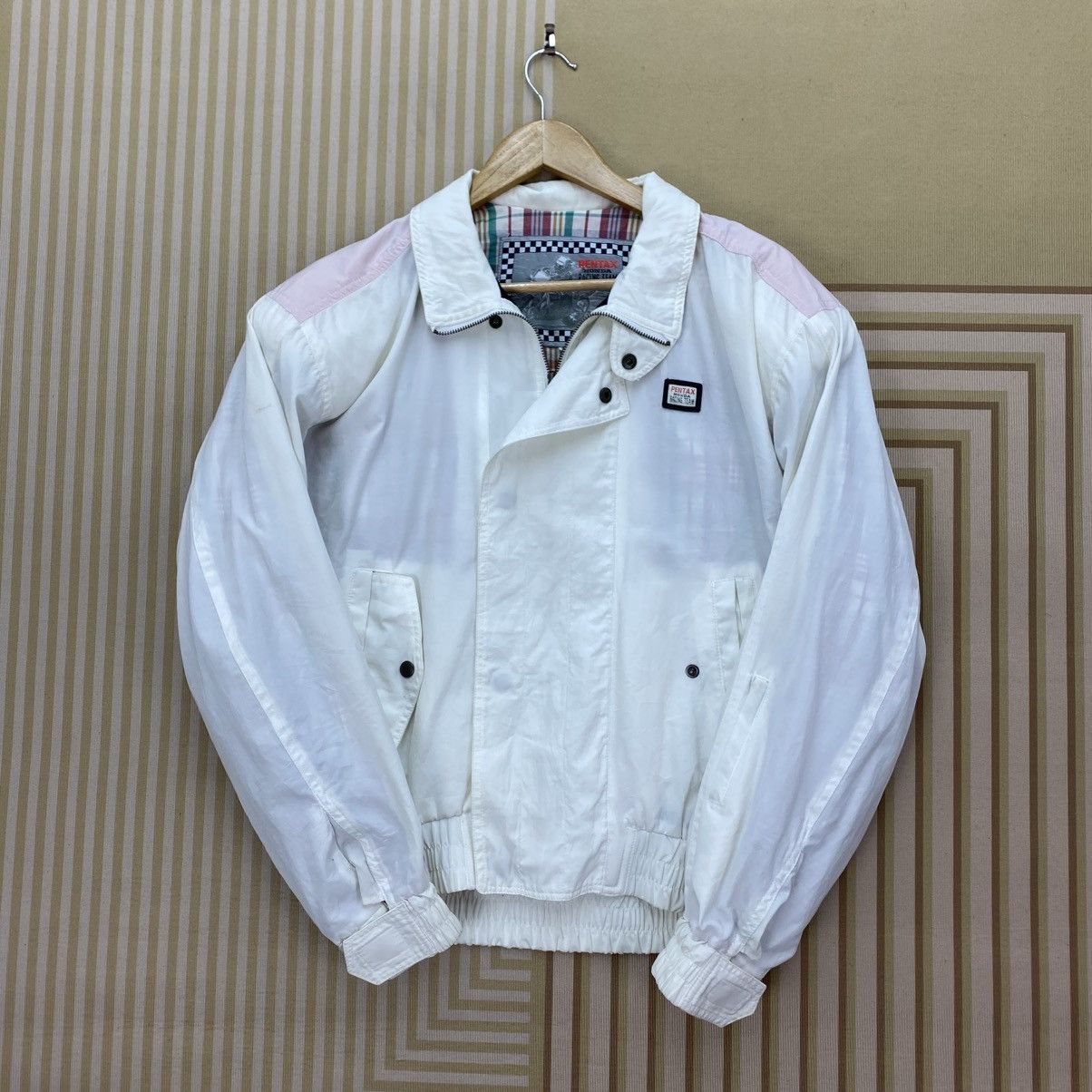 Honda 🐐 vintage 90s Pentax Honda Racing Team bomber jacket Size US M / EU 48-50 / 2 - 3 Thumbnail
