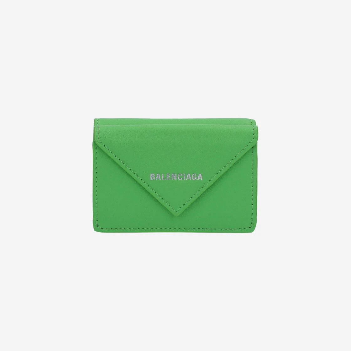 Balenciaga oc11z1125 Size: OS / Papier Mini Wallet in Green Size ONE SIZE - 1 Preview