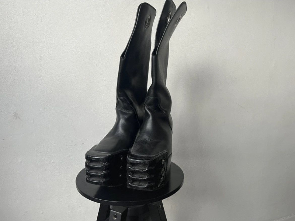 Rick Owens Rick Owens Kowboy Grill Platform Boots Size US 8.5 / IT 38.5 - 1 Thumbnail