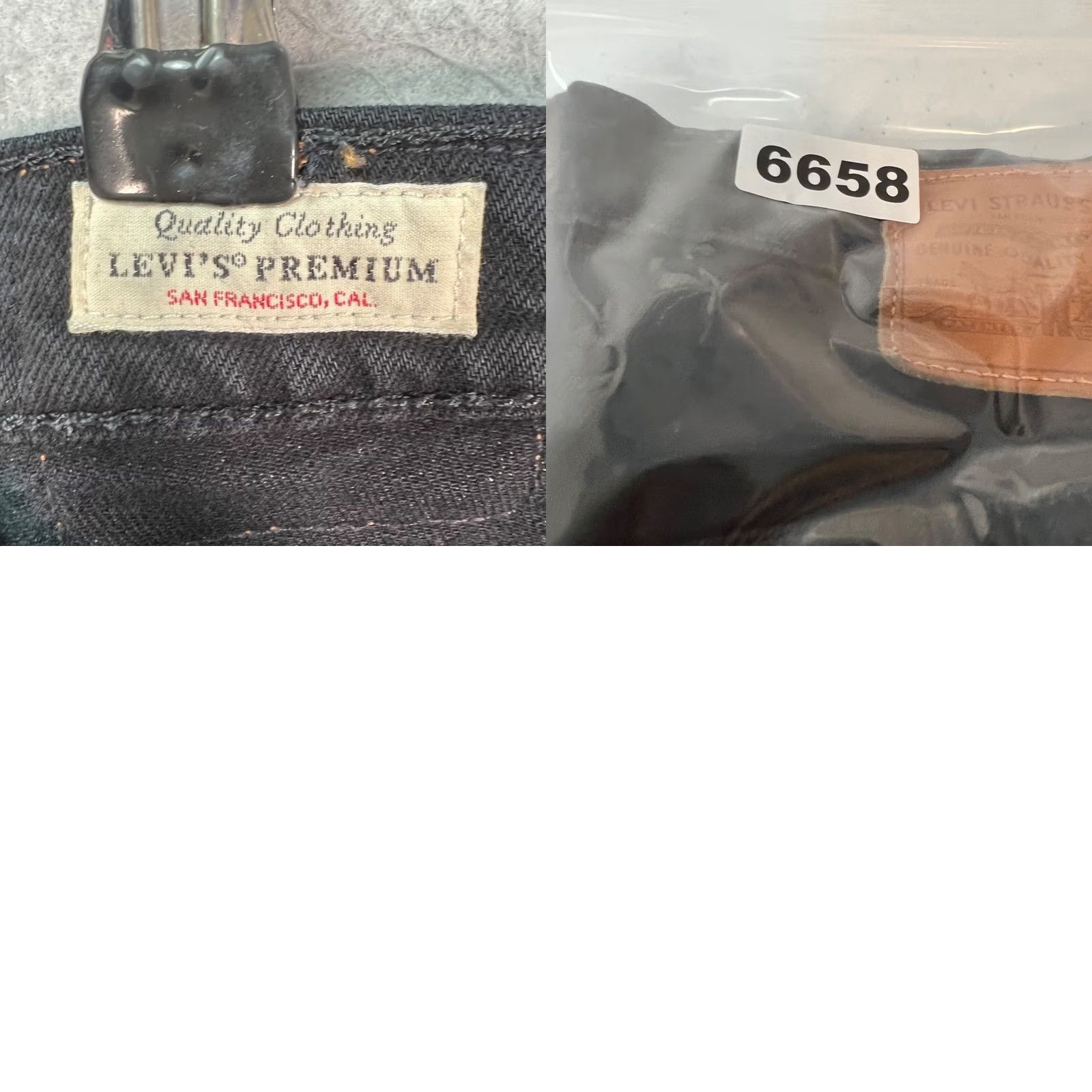 Levi's Levi's Jeans Women 28x28 Black High Rise Ribcage Straight Ankle 5-Pocket Denim Shirt Category: Jeans Size 28" / US 6 / IT 42 - 9 Thumbnail