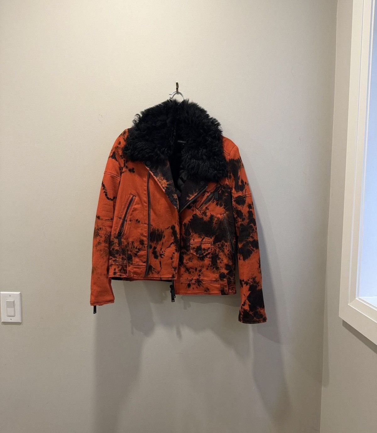 Dsquared2 DSQUARED Fur Denim Jacket Size S / US 4 / IT 40 - 1 Thumbnail