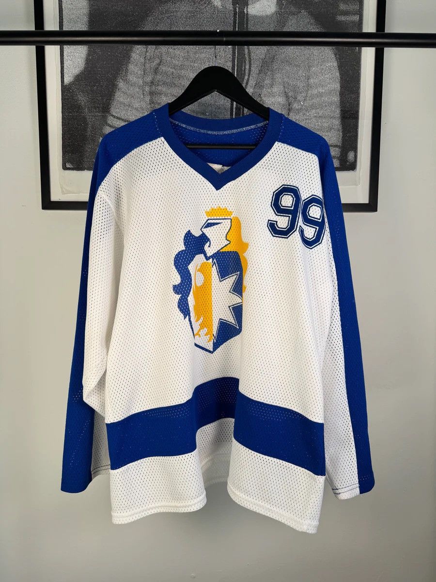 Vintage 🚭VINTAGE GRAIL🚭LE ROSEY SATIN ACCENTED HOCKEY JERSEY Size US XL / EU 56 / 4 - 1 Thumbnail
