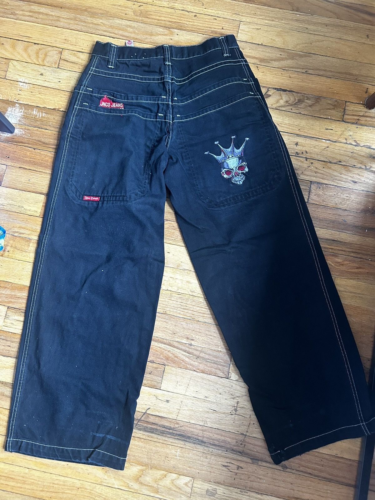 image of Jnco Black Skull 90S-2000S, Men's (Size 30)