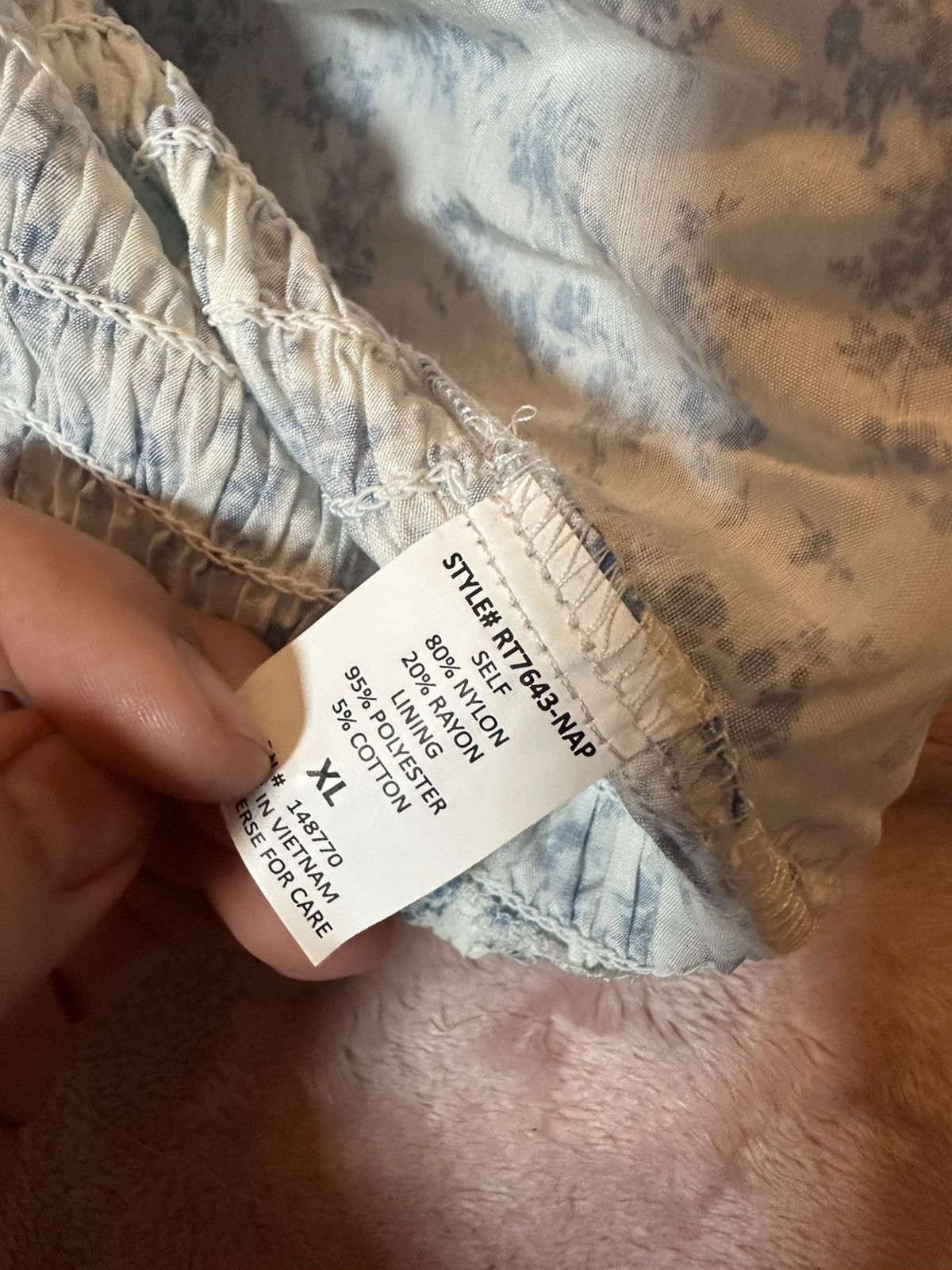 Other NWT Sienna Sky Floral Coquette Front Tie Tank Top Size XL Size XL / US 12-14 / IT 48-50 - 5 Thumbnail