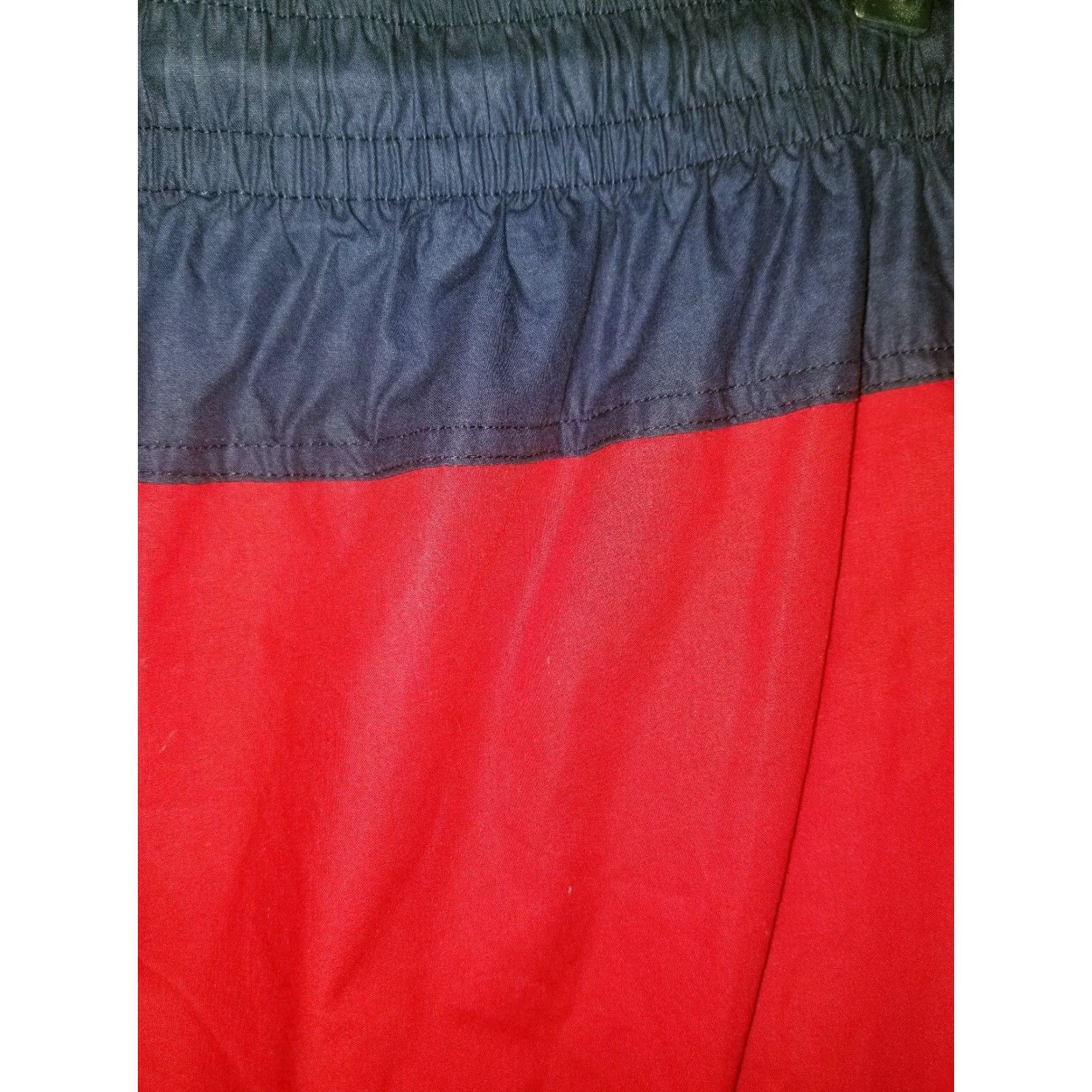Vintage VINTAGE Players Club Swim Trunks Mens Large Red Blue Green Lime Black Netting 90s Summer Beach Size US 33 - 4 Thumbnail
