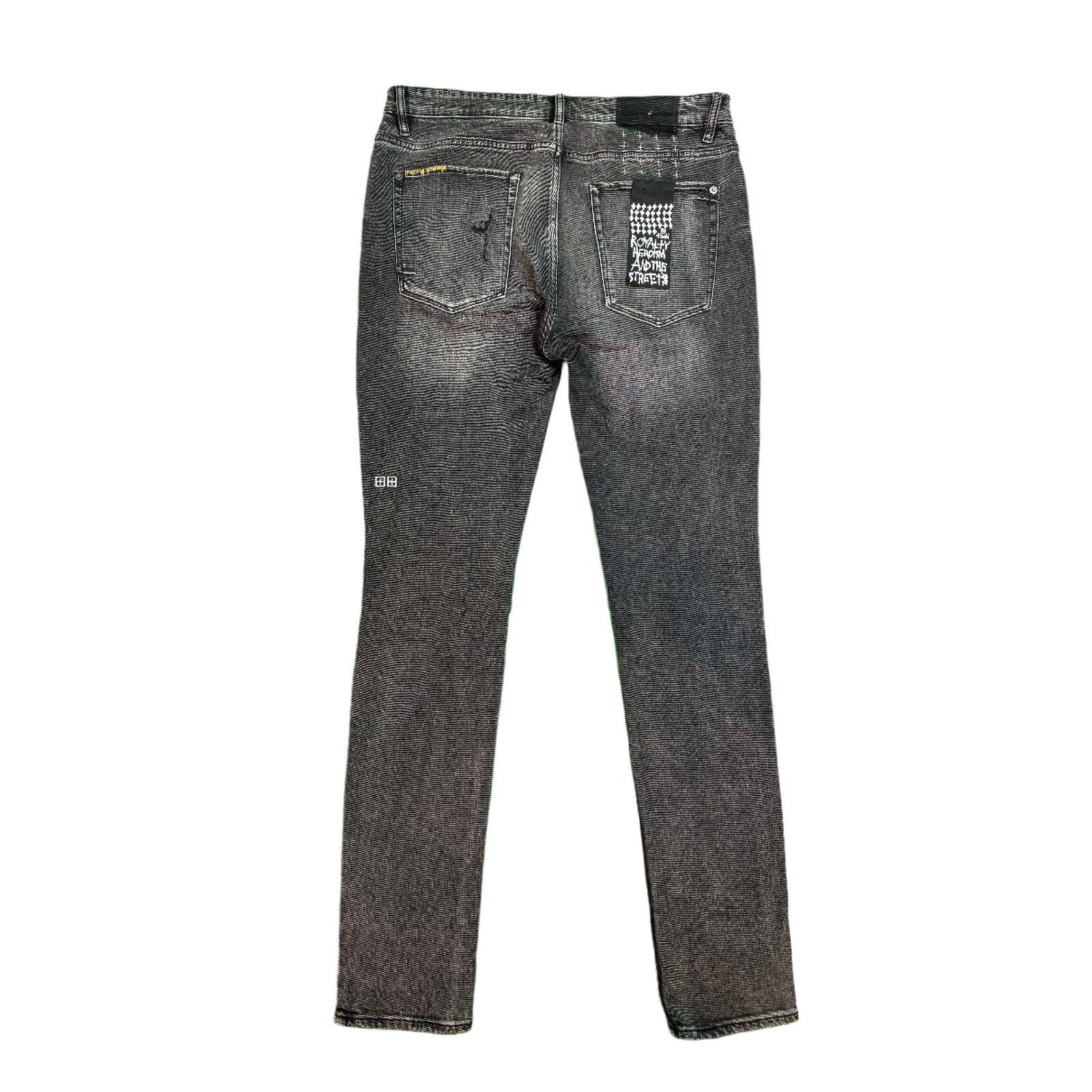 Ksubi Ksubi Light Wash Multi Patch Black Jeans Size US 36 / EU 52 - 2 Thumbnail