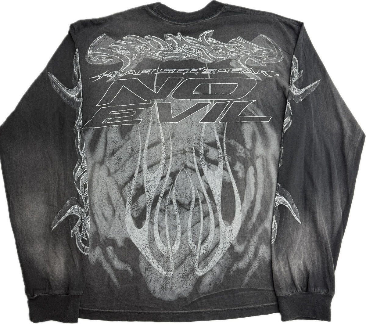 HELLSTAR Hellstar No Evil Long Sleeve T-shirt Size US M / EU 48-50 / 2 - 3 Thumbnail