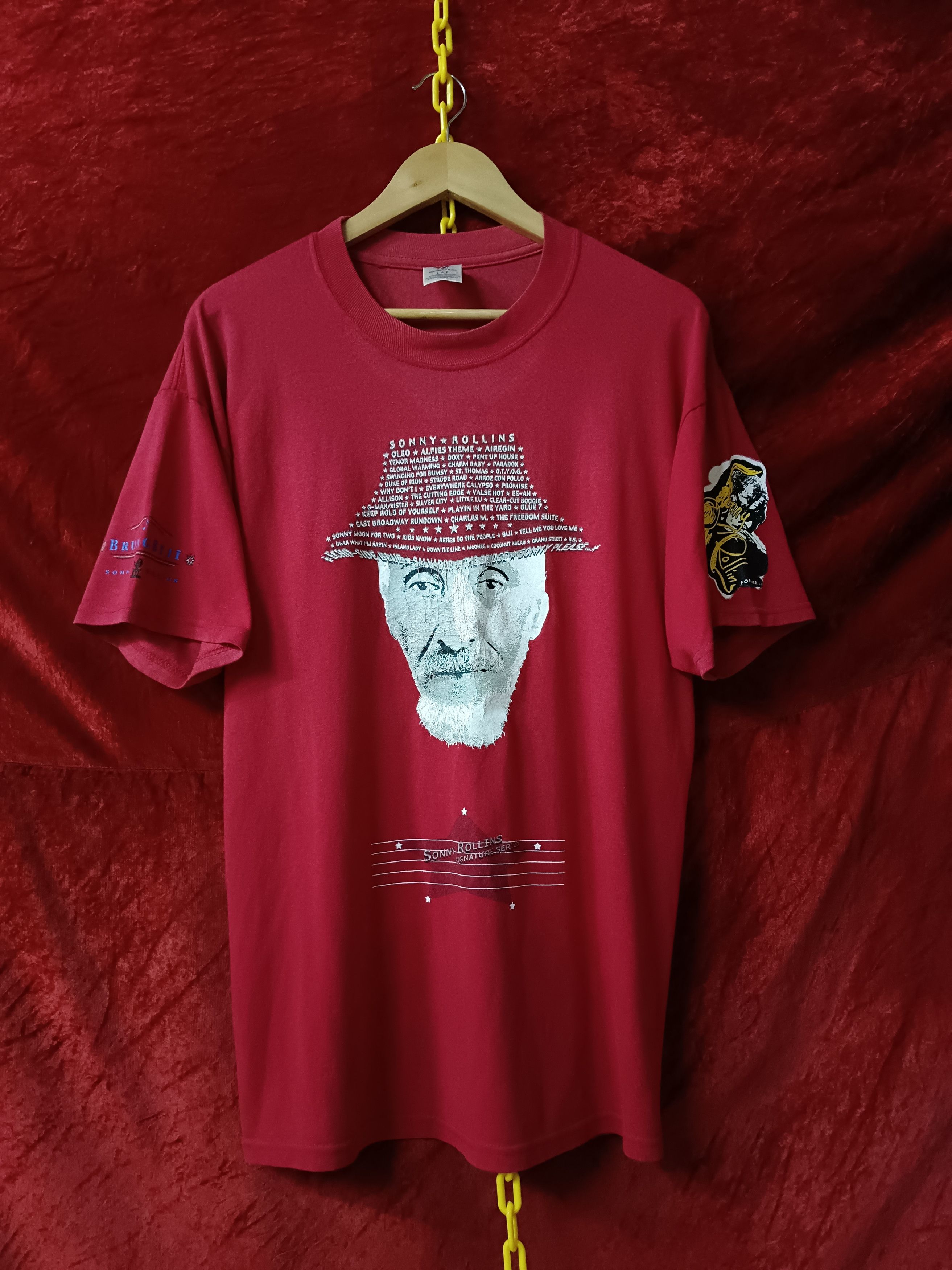 Band Tees American Saxophonist Sonny Rollin Colossus Tee Size US L / EU 52-54 / 3 - 2 Thumbnail