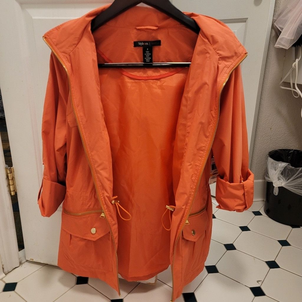 Other NWT Women's Style&co. Coral Zip up Jacket Size S / US 4 / IT 40 - 9 Thumbnail