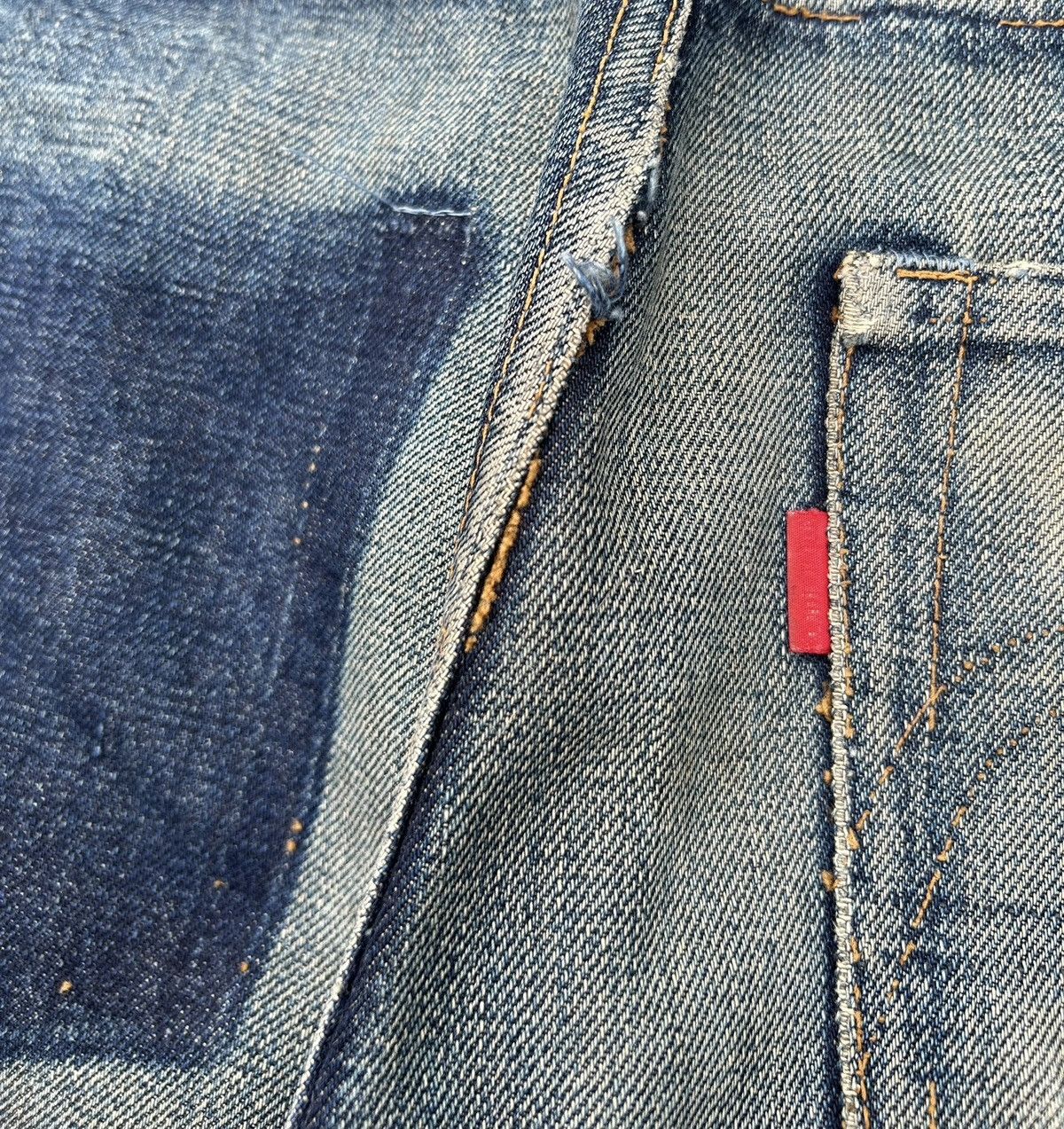 Kapital Vintage Standard Shop Selvedge Distressed Denim Jeans Size US 29 - 11 Thumbnail